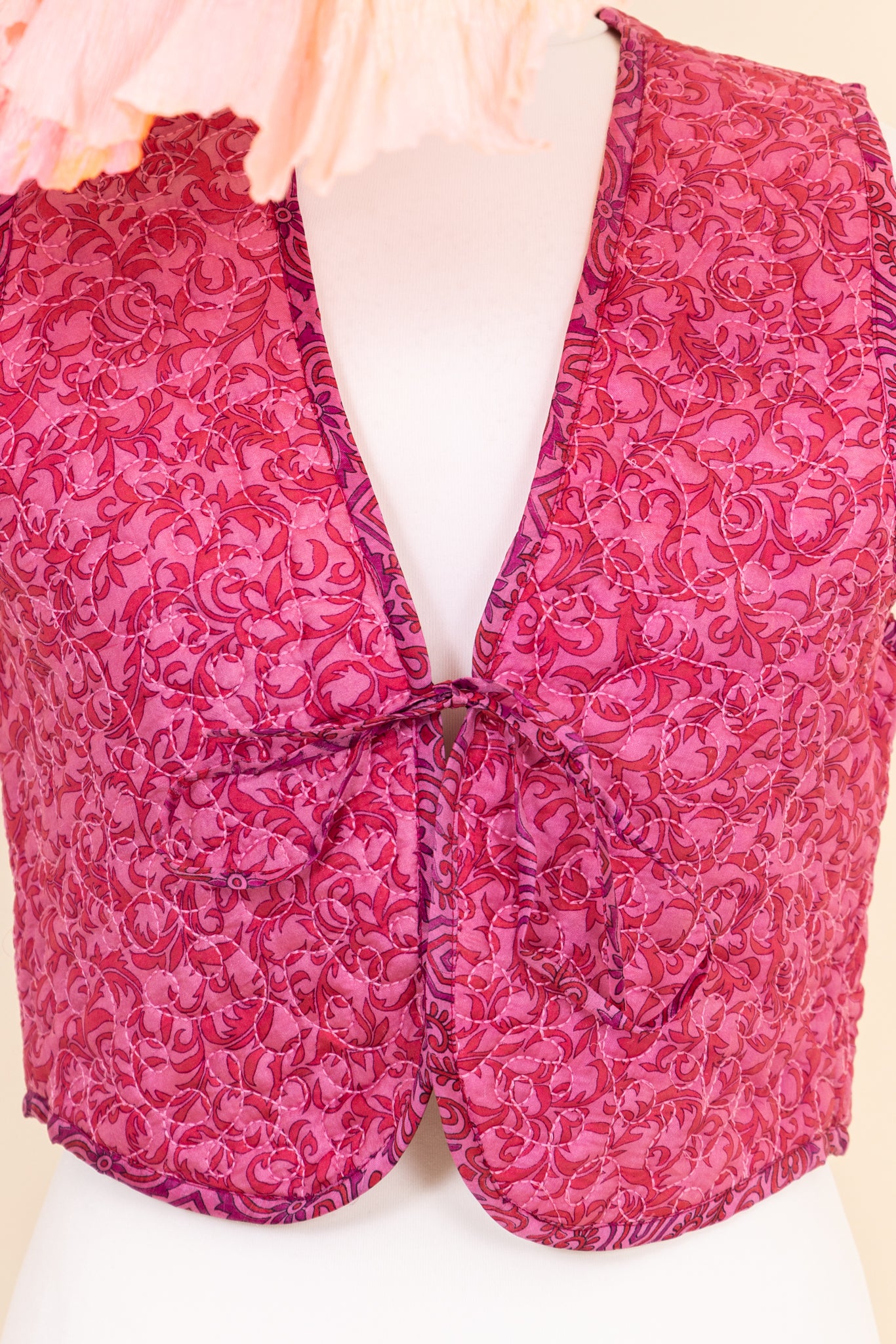 Melissa Silk Reversible Waistcoat S - 031