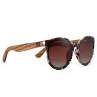 Gafas de sol de carey color marfil Bella
