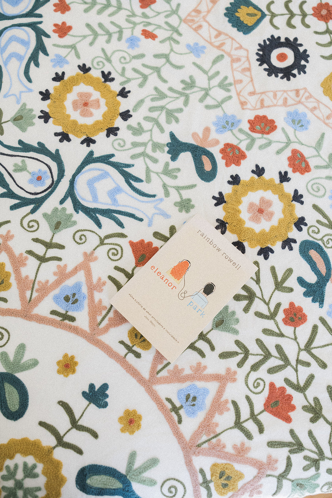 Suzani Single Throw-Earth