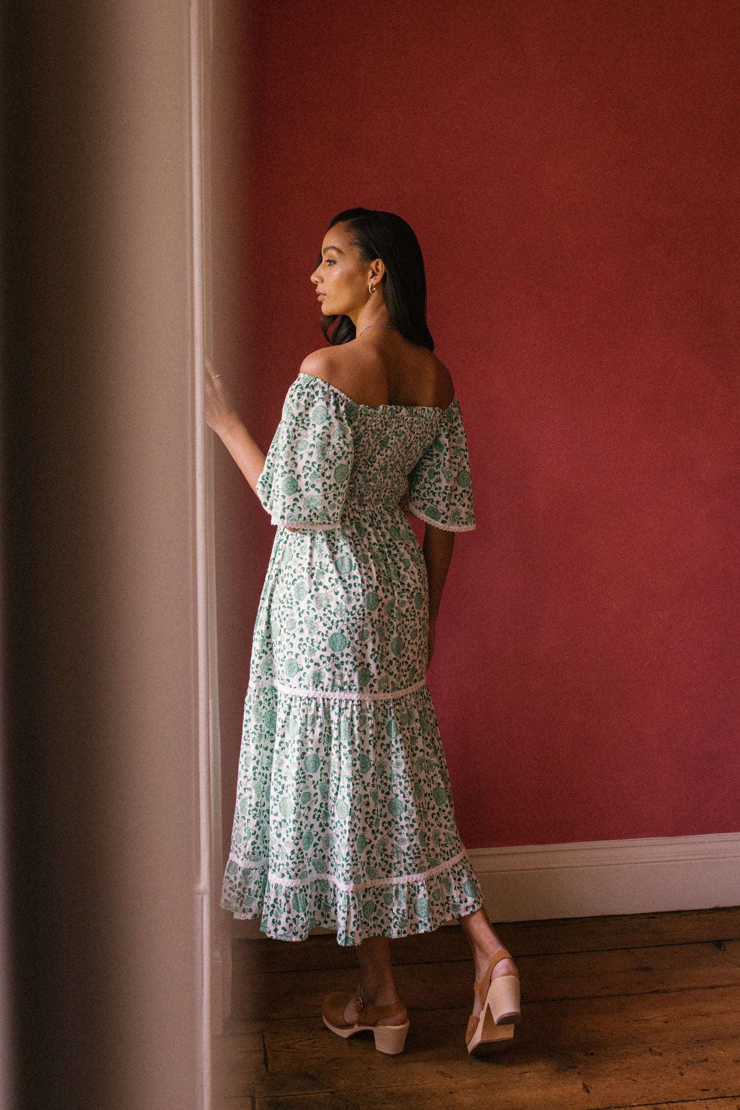 Mona Dress - Petala Green