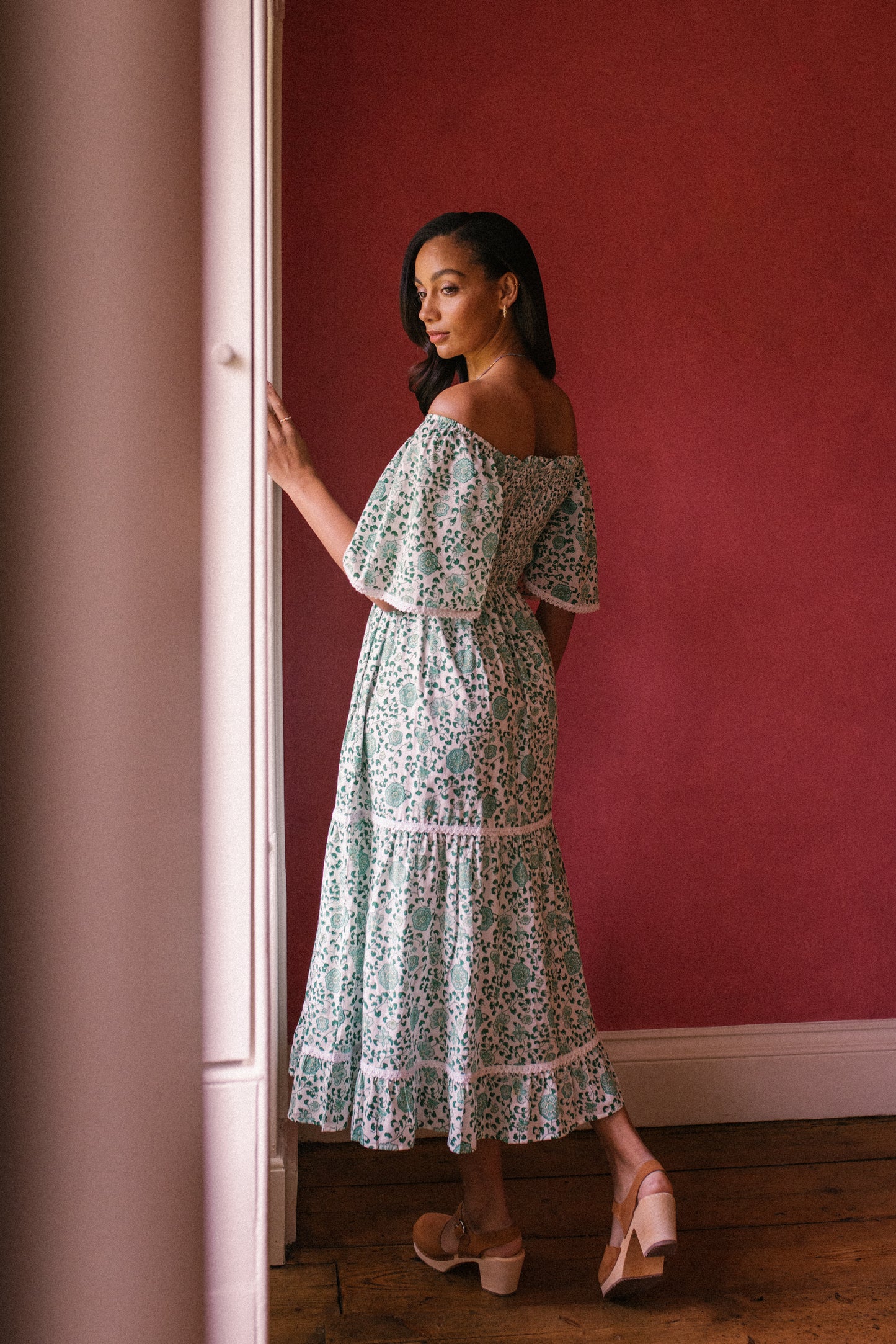 Mona Dress - Petala Green