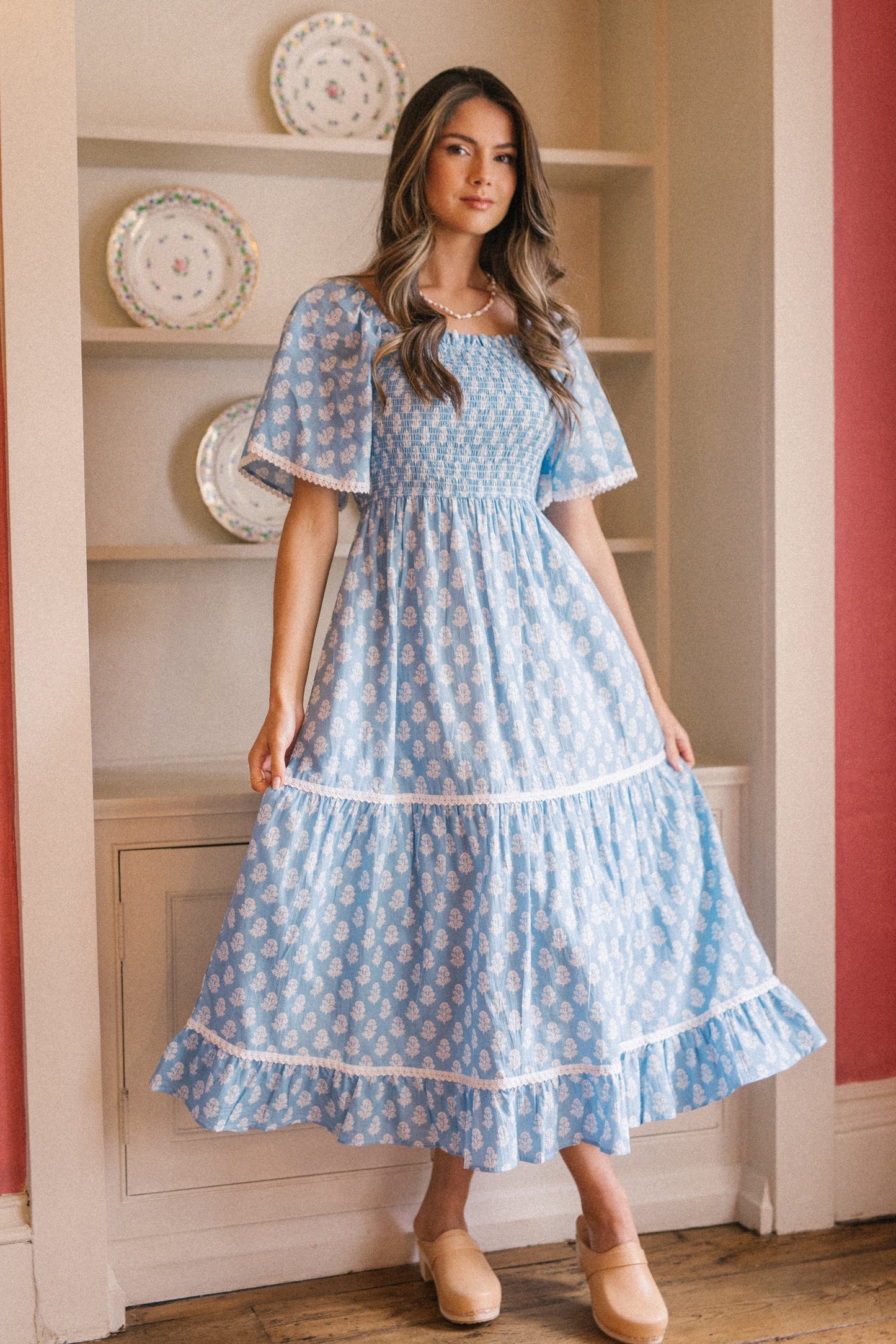 Vestido Mona - Azul Vintage