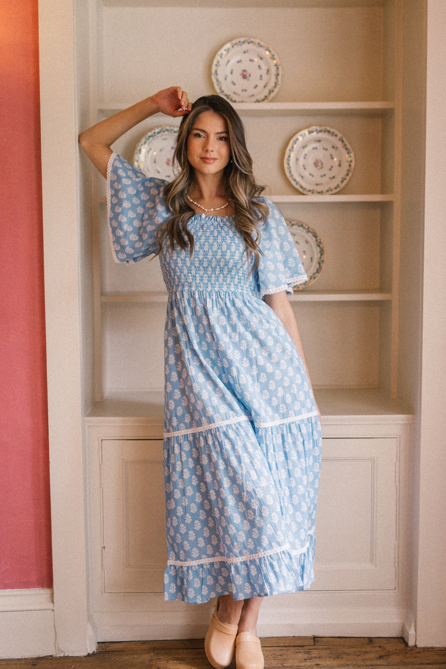 Vestido Mona - Azul Vintage