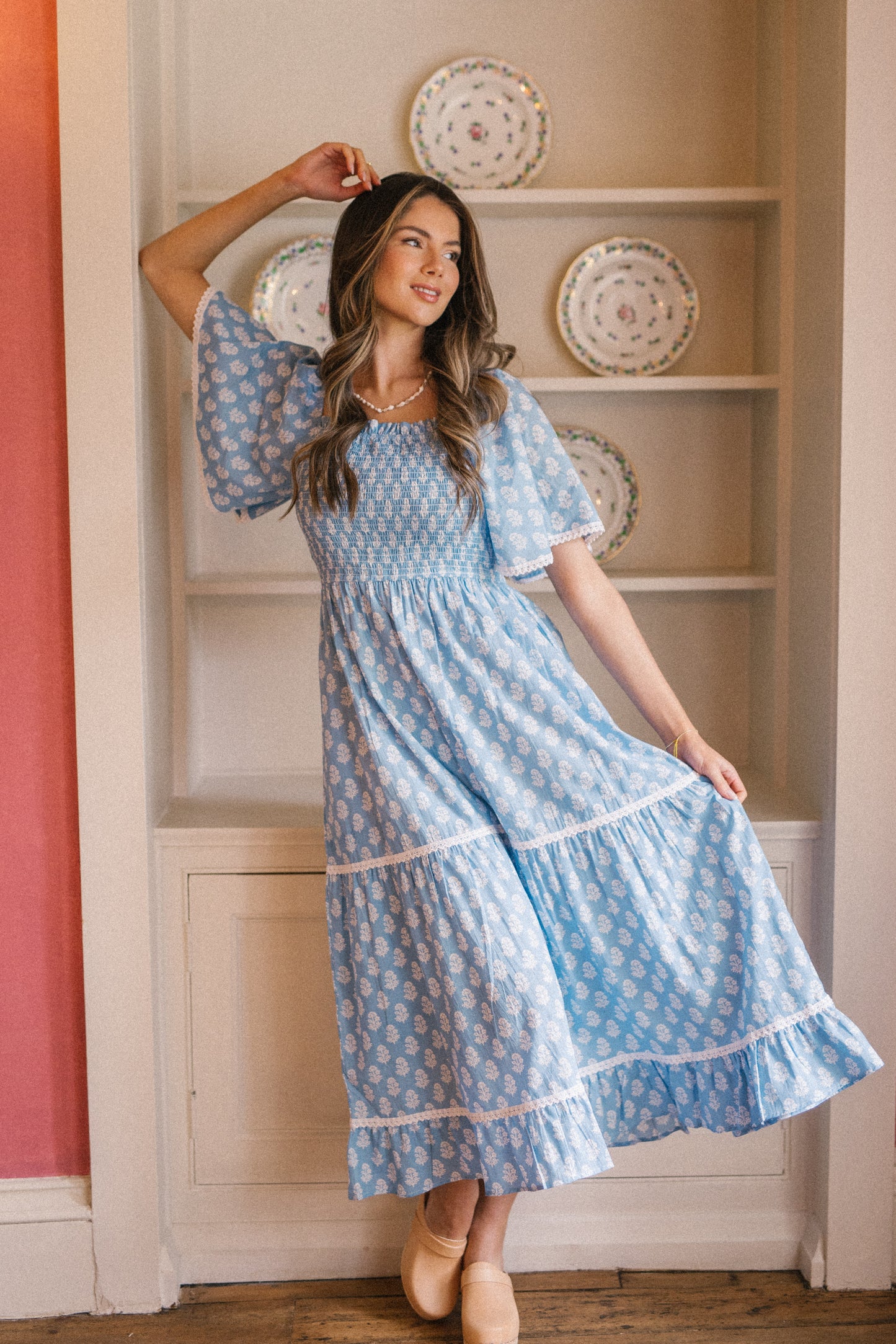 Vestido Mona - Azul Vintage