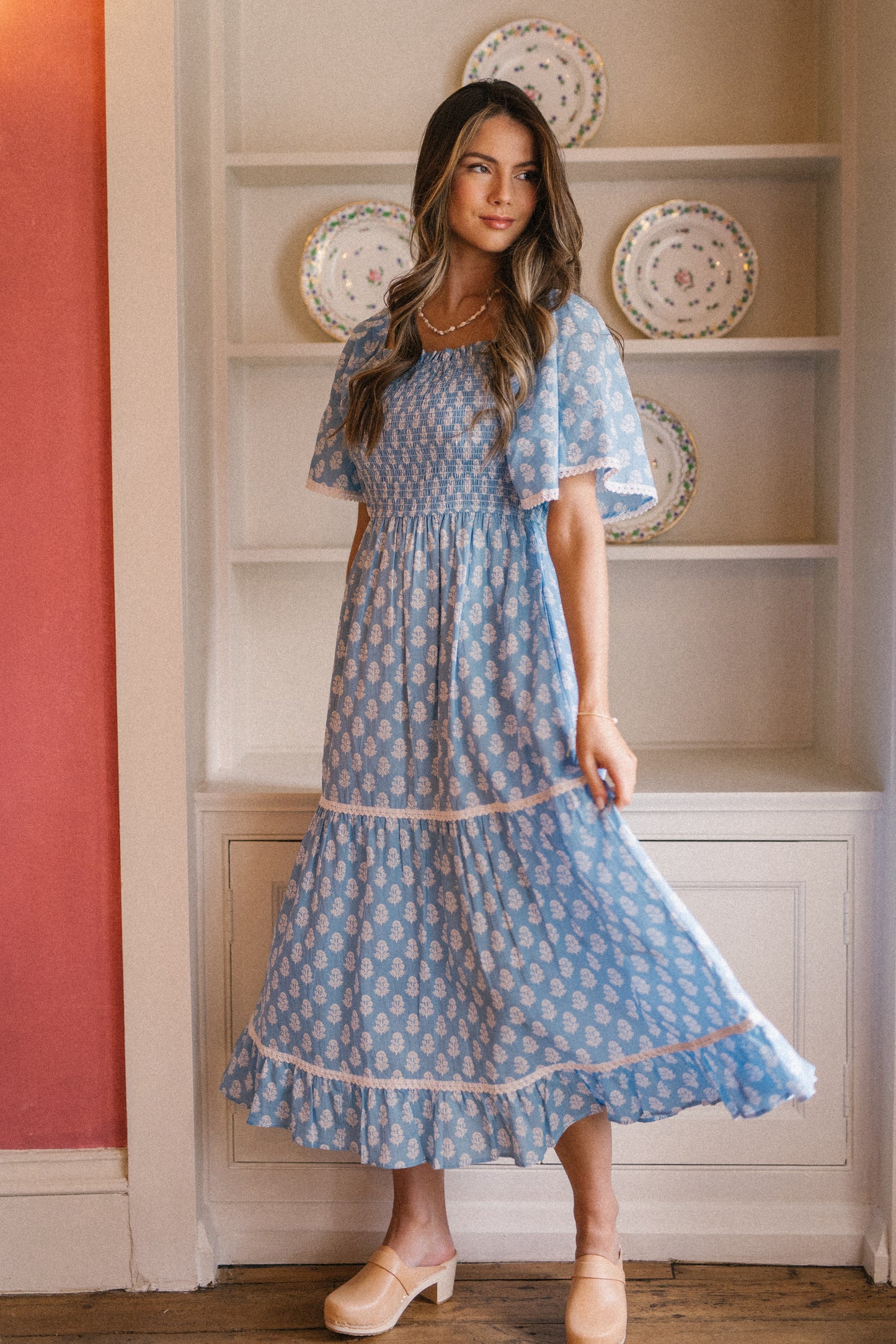 Vestido Mona - Azul Vintage