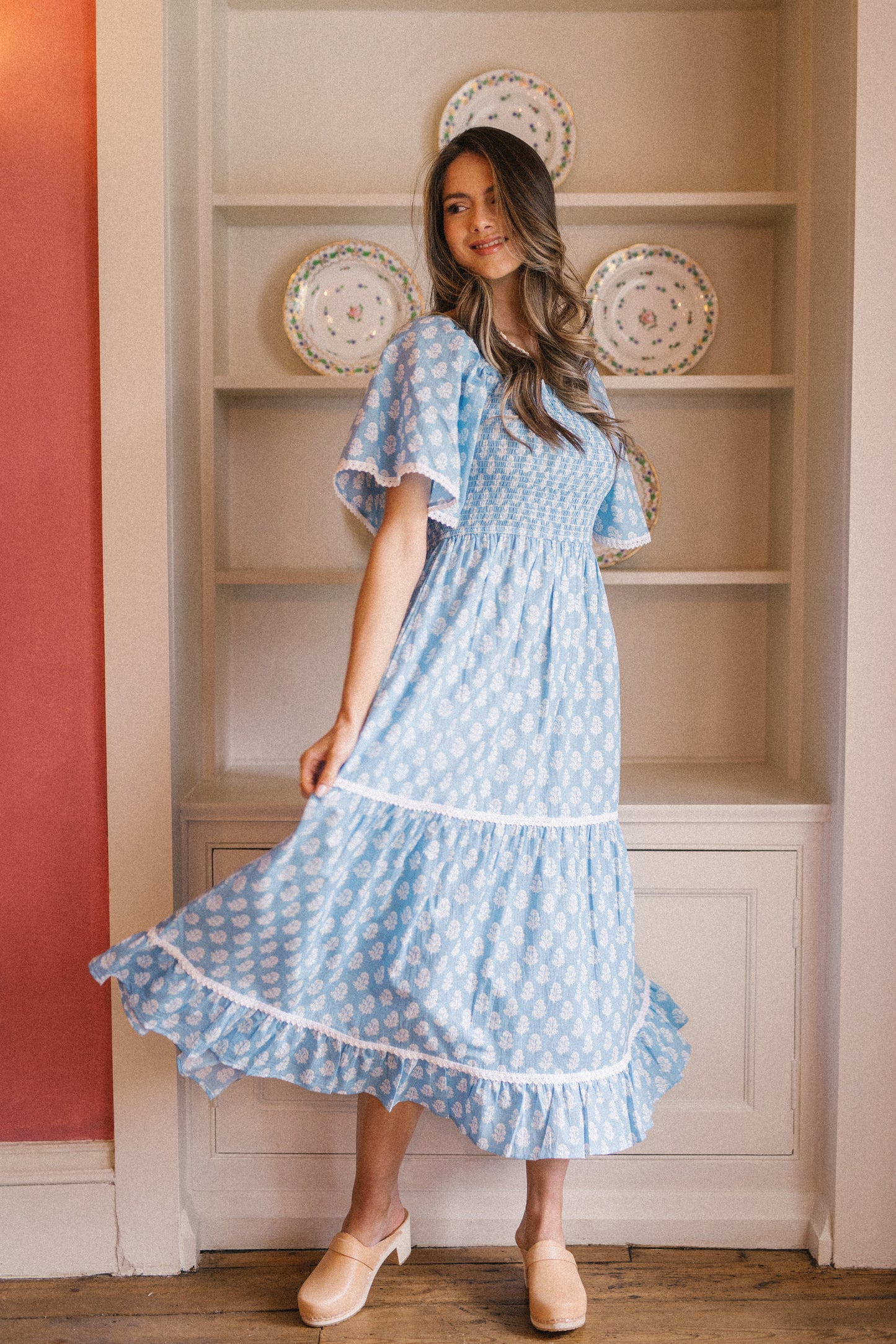 Vestido Mona - Azul Vintage