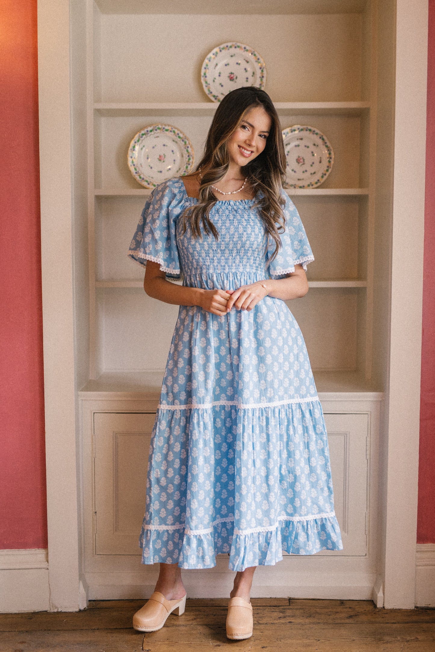 Vestido Mona - Azul Vintage