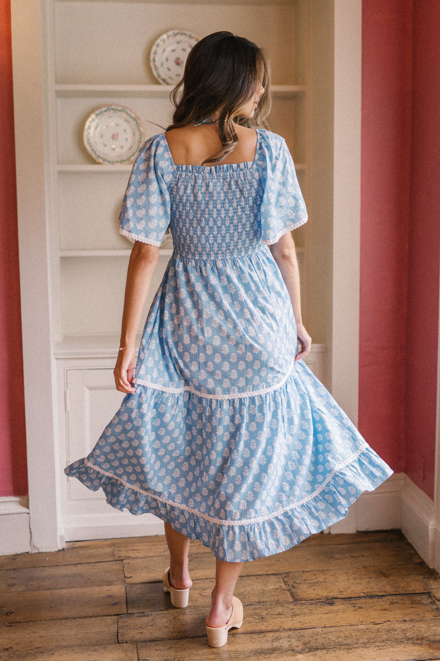 Vestido Mona - Azul Vintage