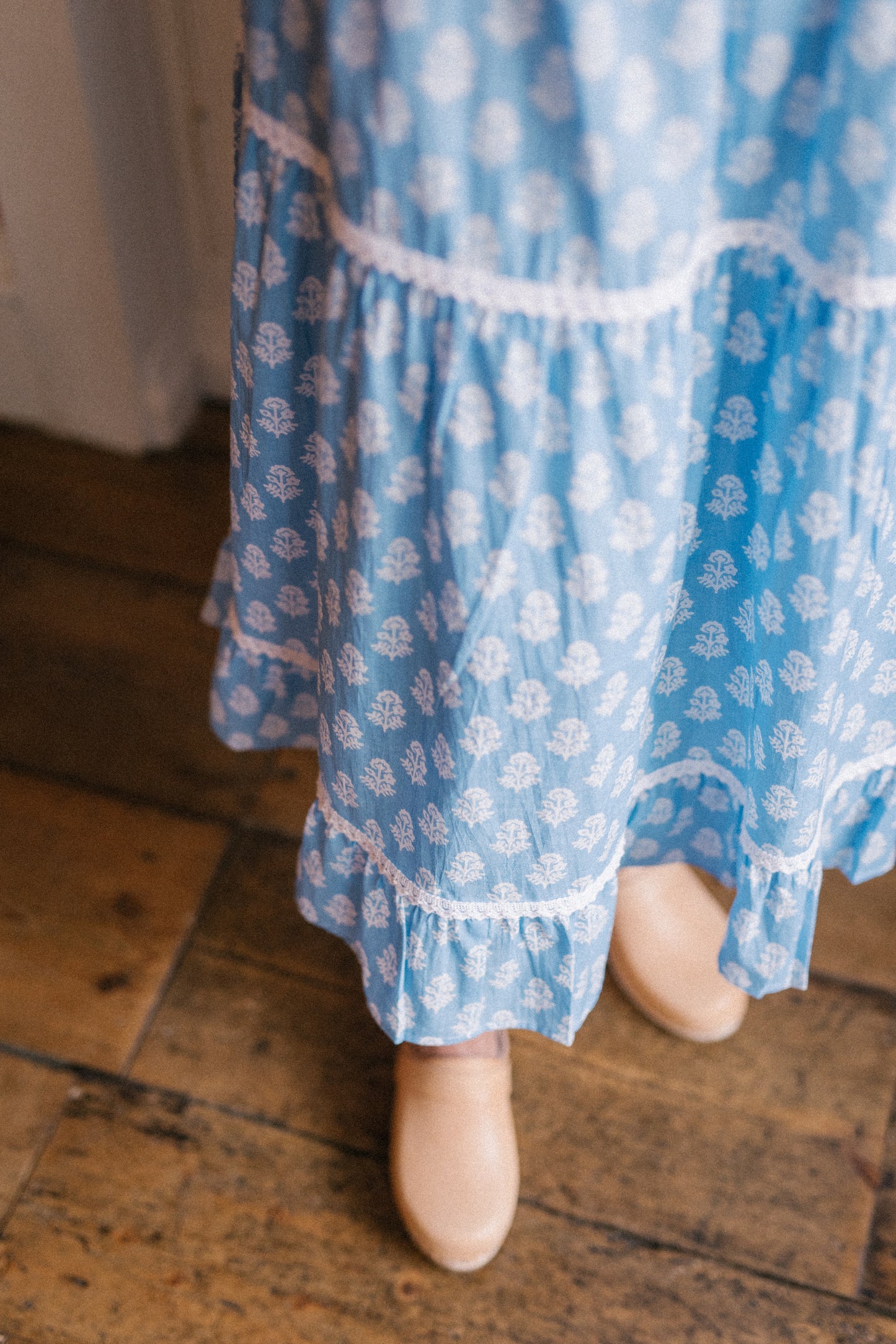 Vestido Mona - Azul Vintage