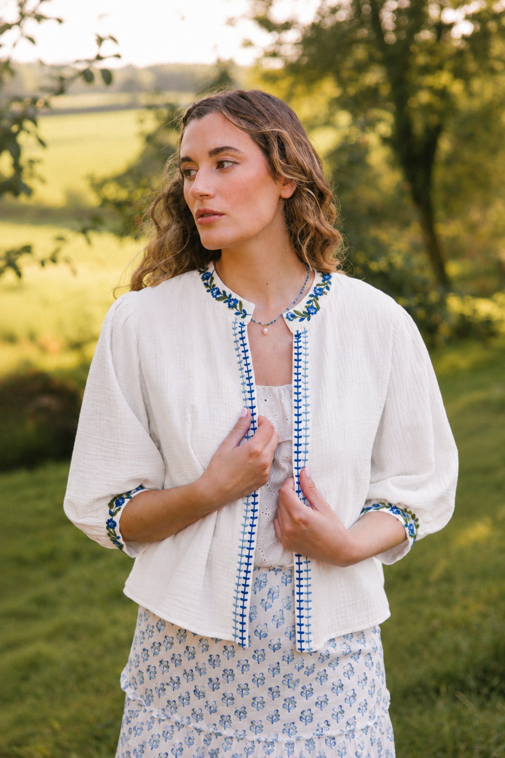 Rosie Bolero Jacket - White