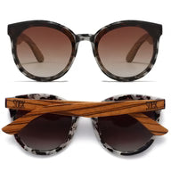 Gafas de sol de carey color marfil Bella