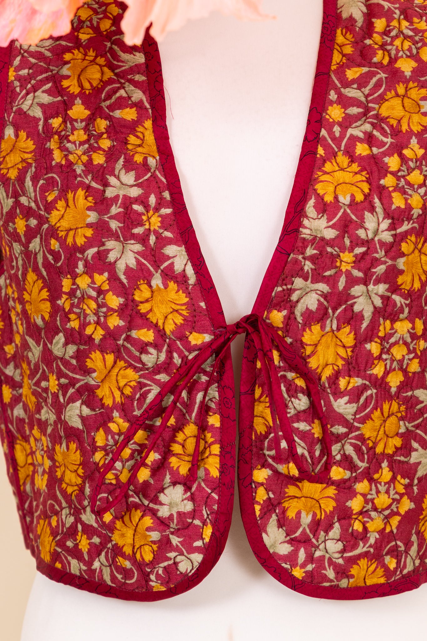 Melissa Silk Reversible Waistcoat M - 045