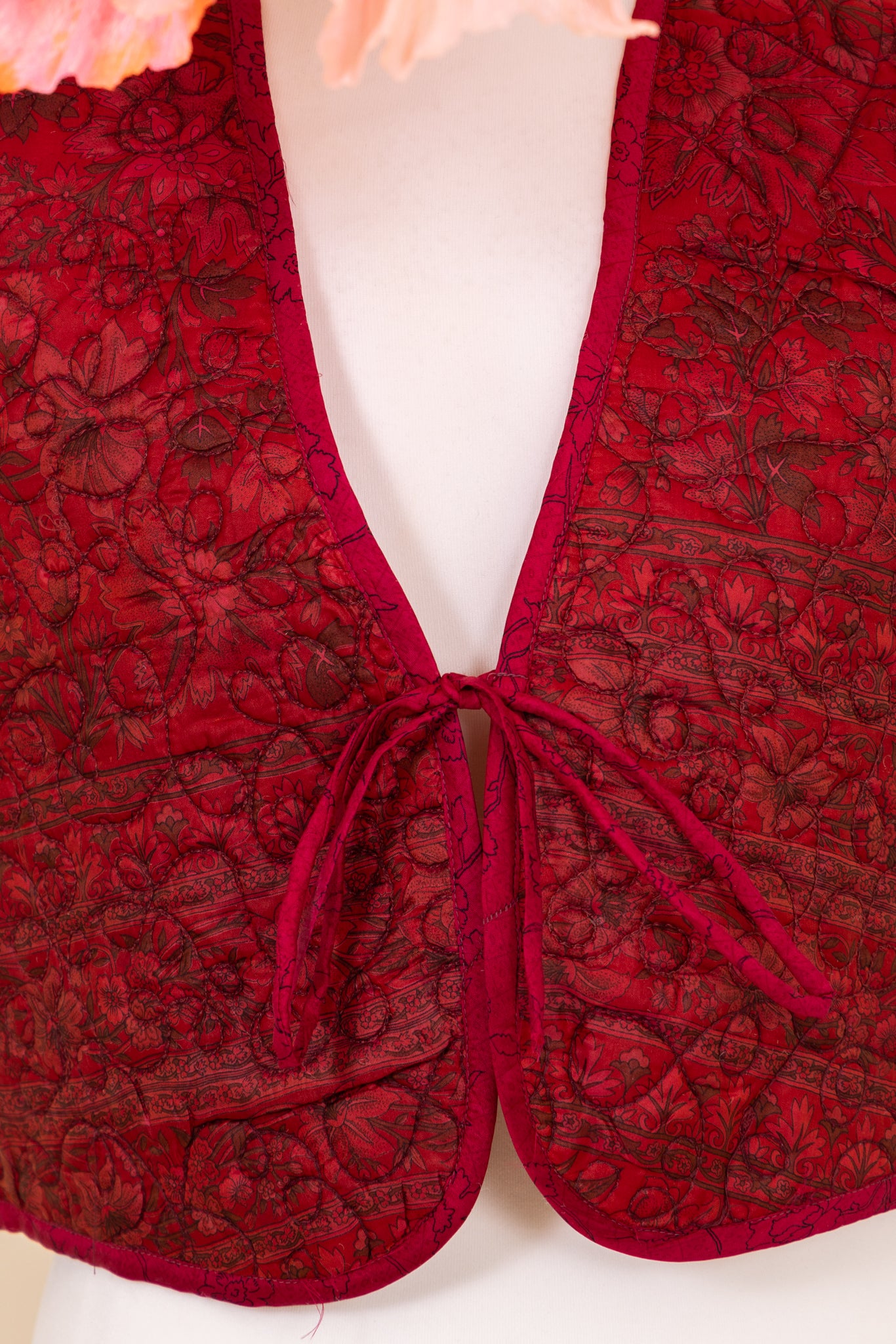 Melissa Silk Reversible Waistcoat M - 045
