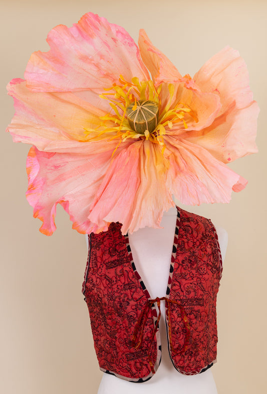 Melissa Silk Reversible Waistcoat S - 046