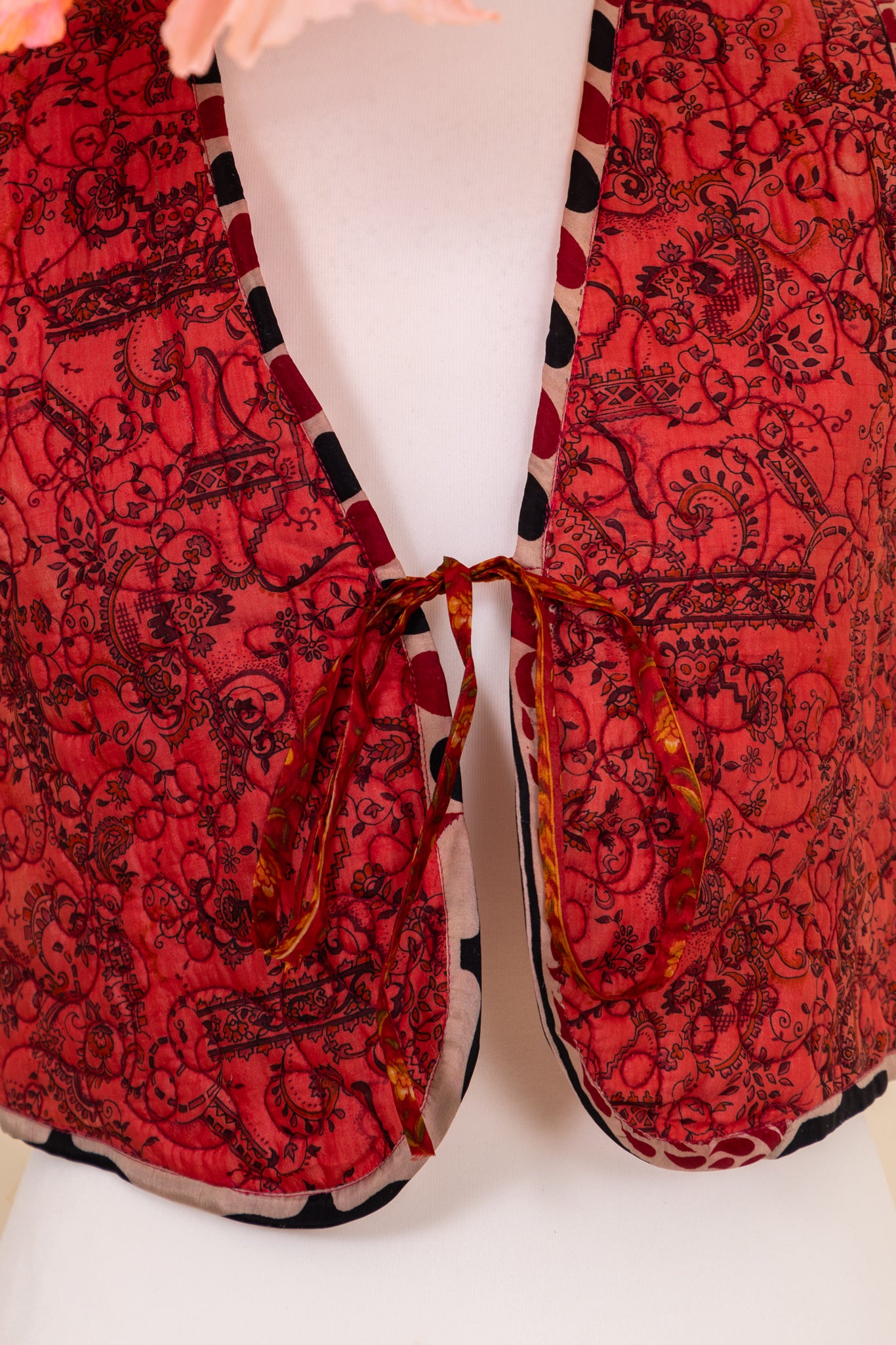 Melissa Silk Reversible Waistcoat S - 046