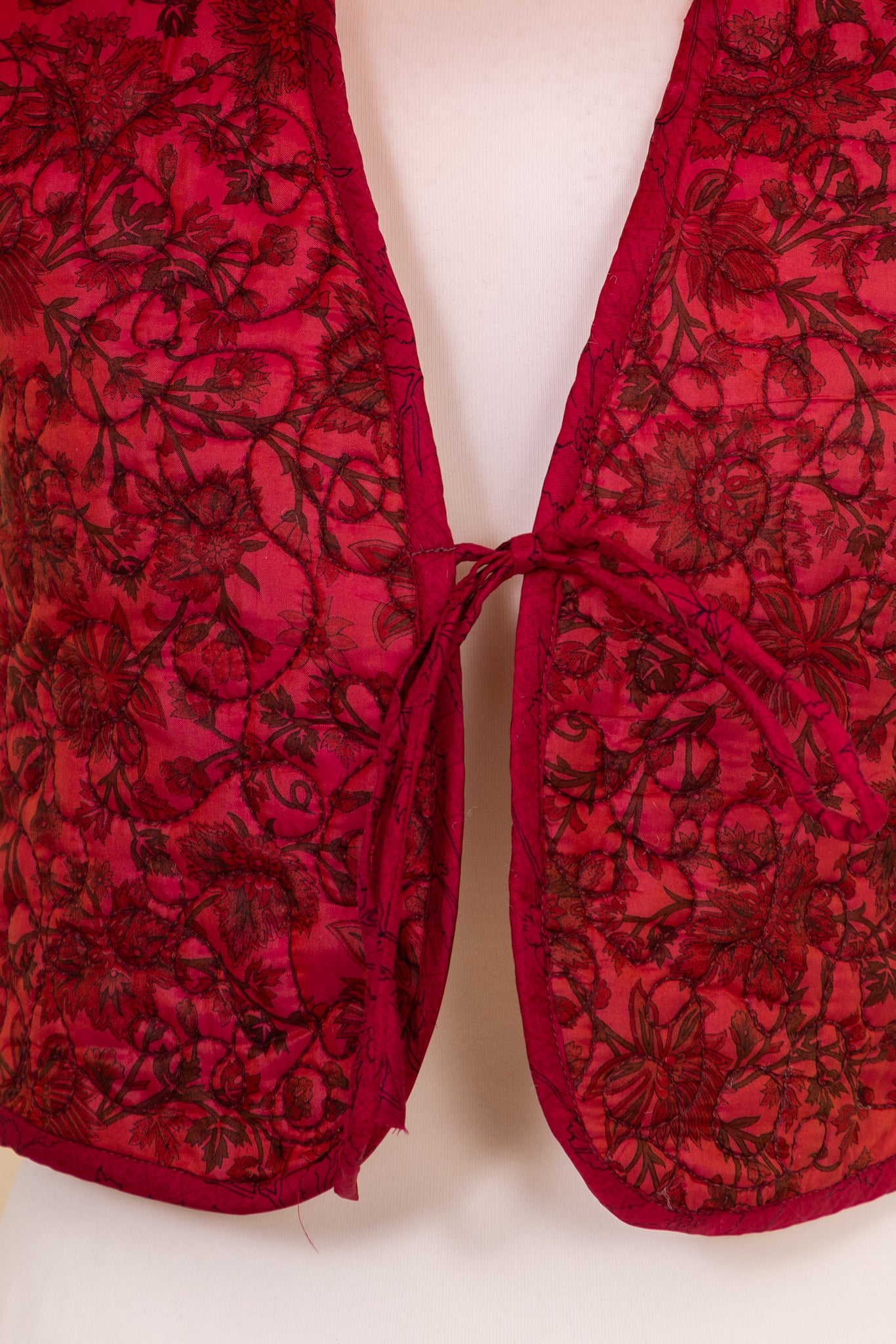 Melissa Silk Reversible Waistcoat L - 038