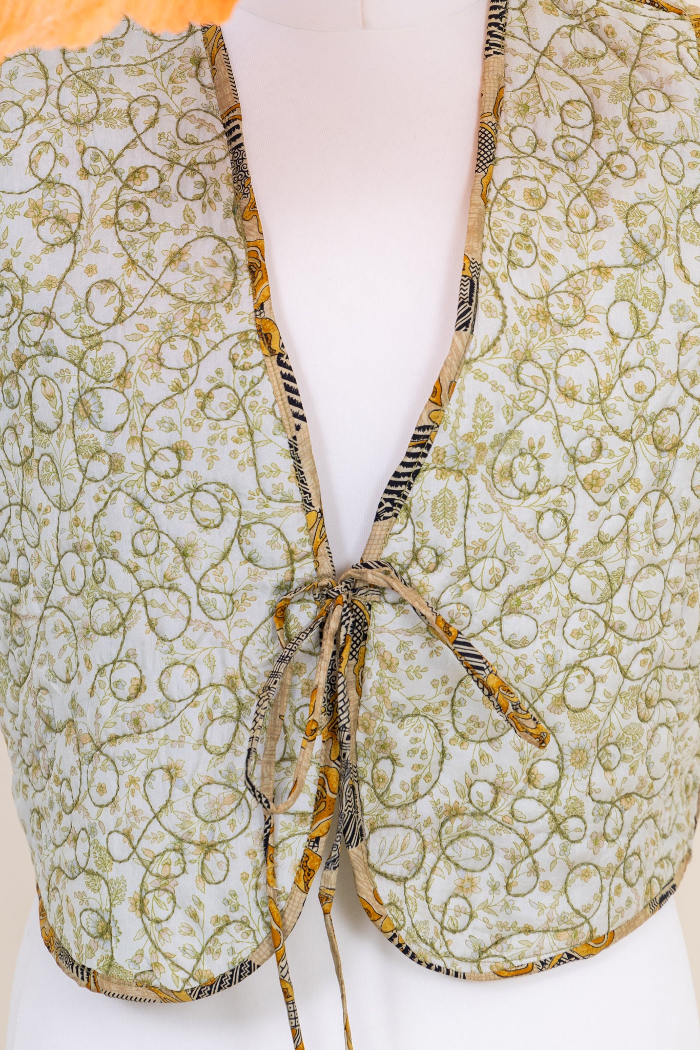 Melissa Silk Reversible Waistcoat L - 022