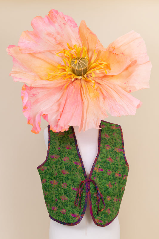 Melissa Silk Reversible Waistcoat XL - 24