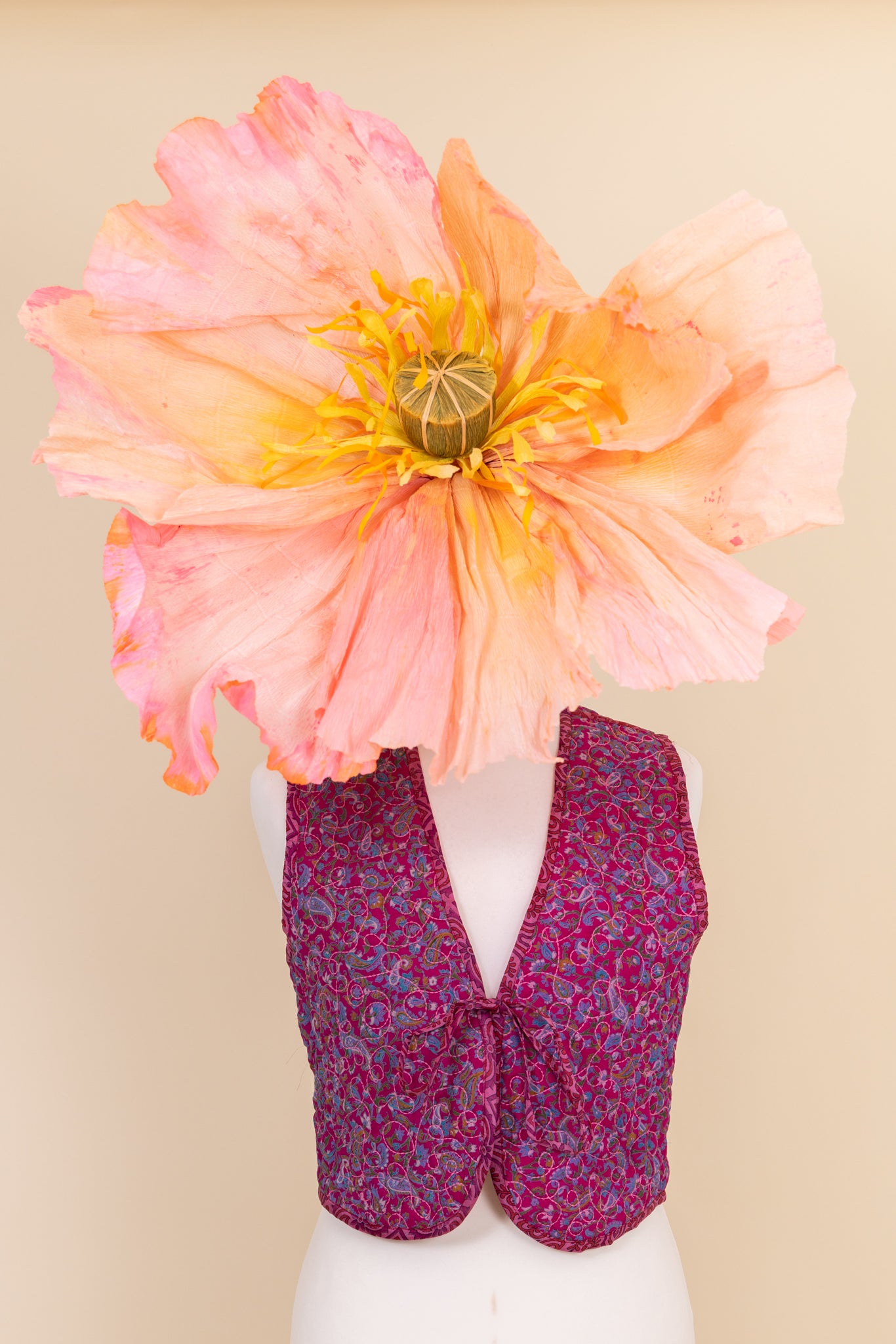 Melissa Silk Reversible Waistcoat S - 031