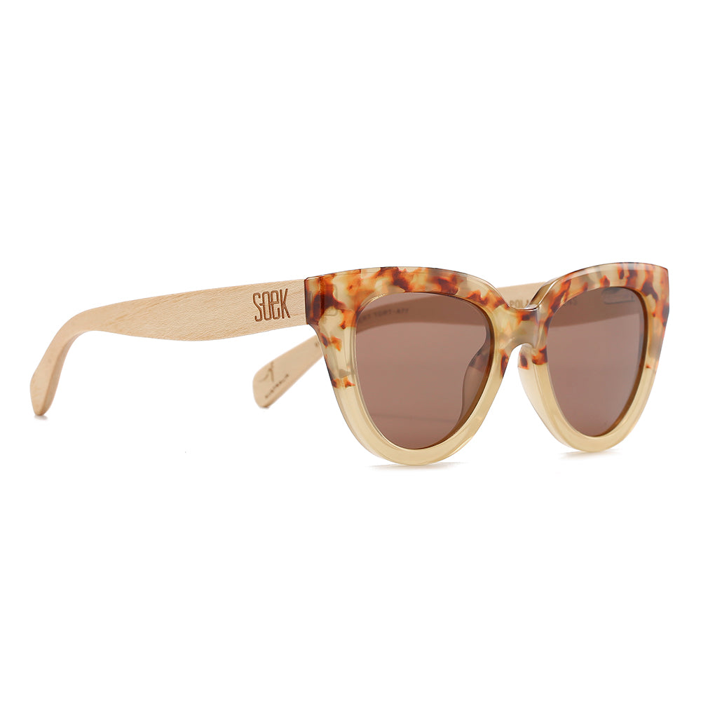 Flutter Desert Tortoiseshell Sunglasses