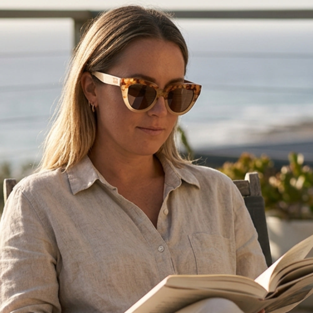 Flutter Desert Tortoiseshell Sunglasses