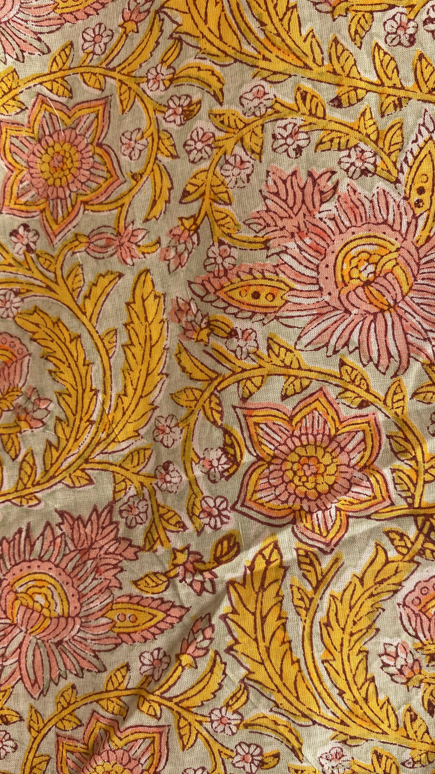 Kaftan-Pink & Tumeric
