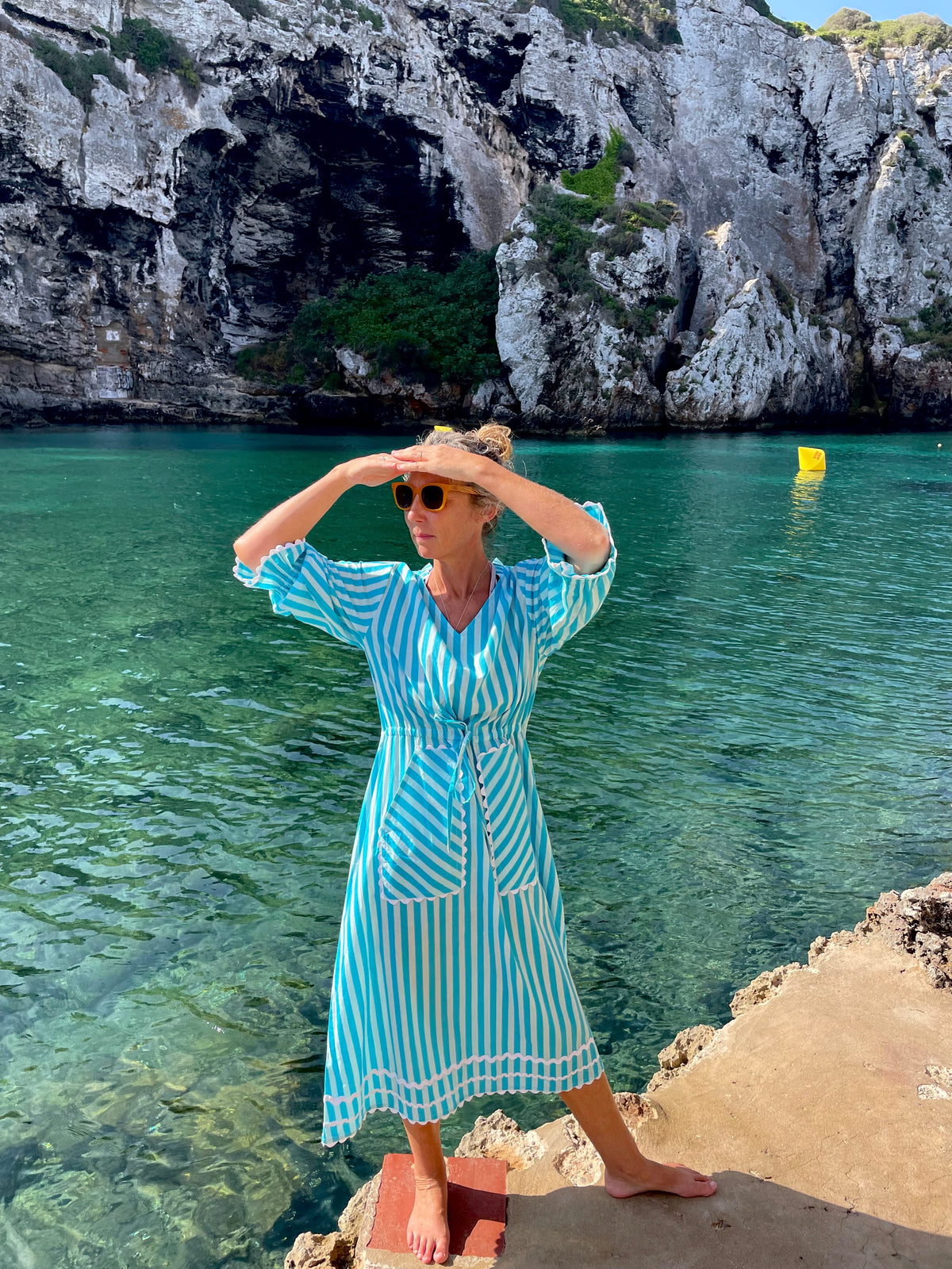 Audrey Maxi  Dress - Turquoise