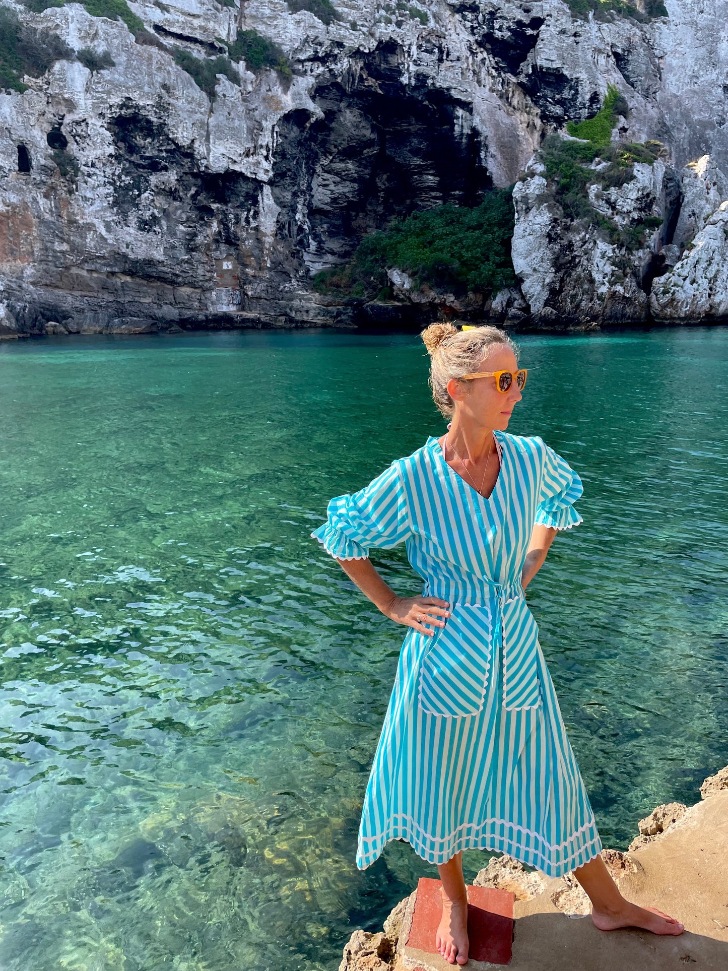 Audrey Maxi  Dress - Turquoise
