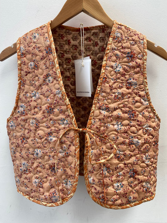 Melissa Silk Reversible Waistcoat M - 093