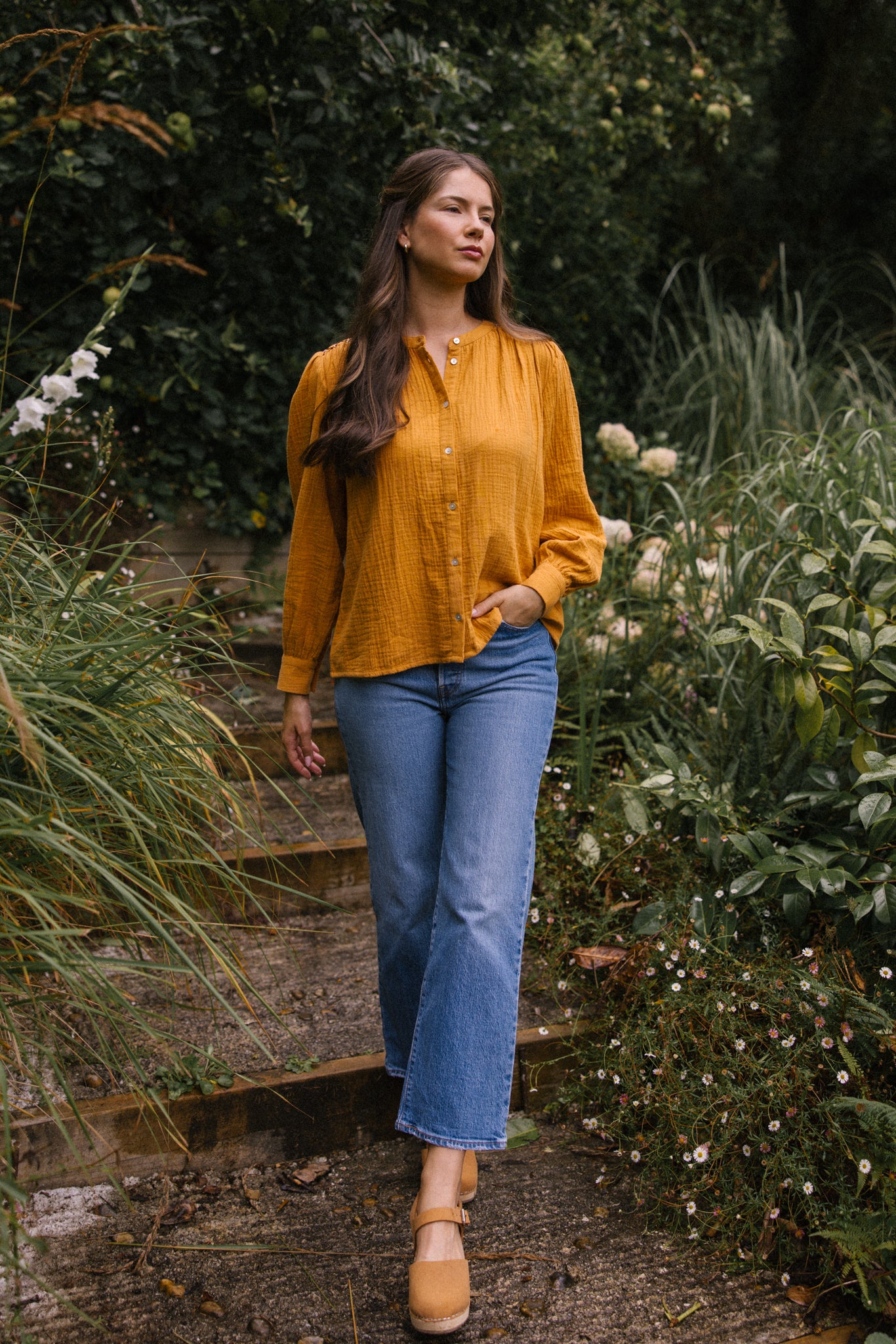 Hazel Blouse  - Turmeric