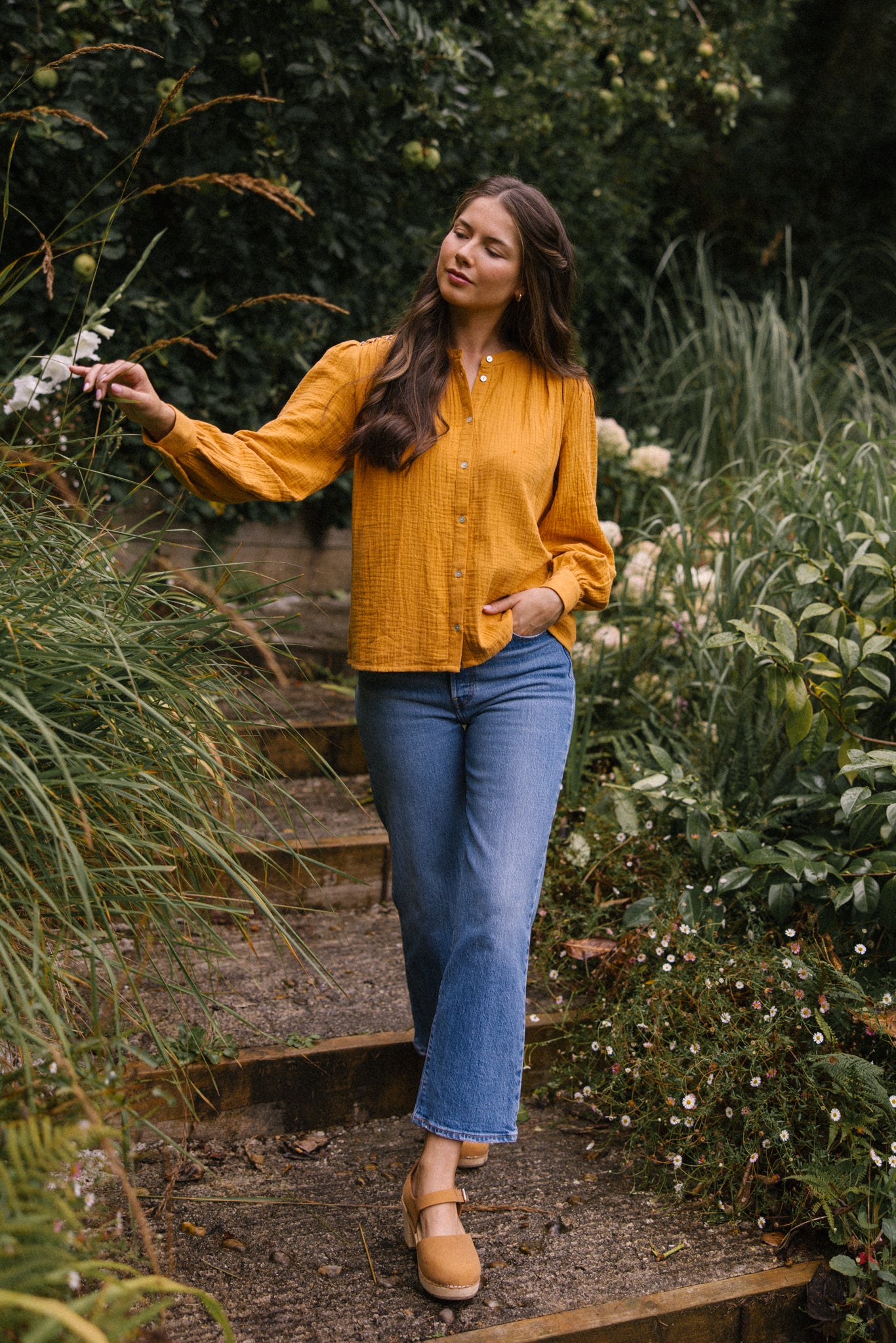 Hazel Blouse  - Turmeric
