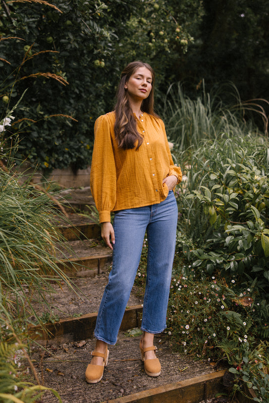 Hazel Blouse  - Turmeric
