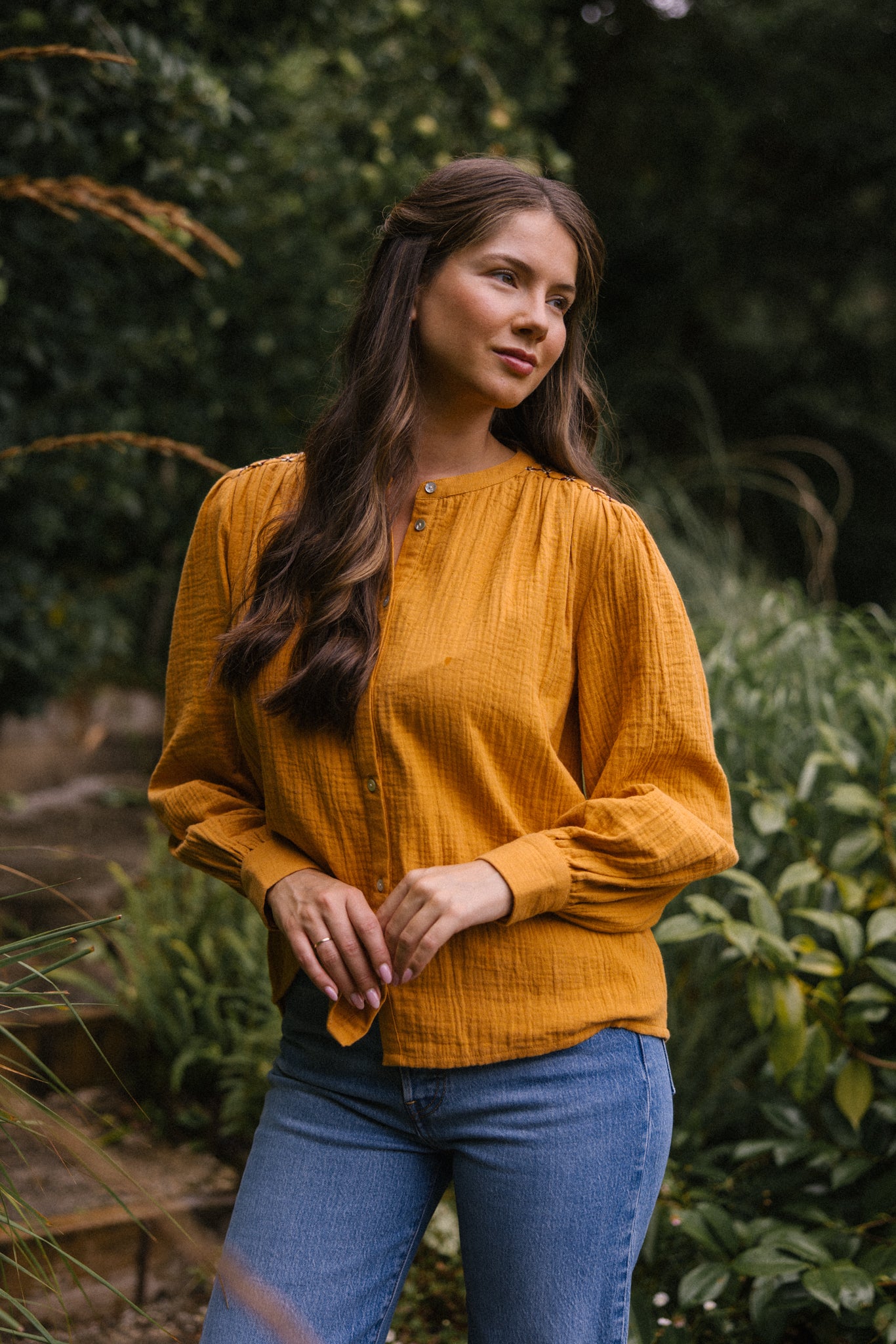Hazel Blouse  - Turmeric