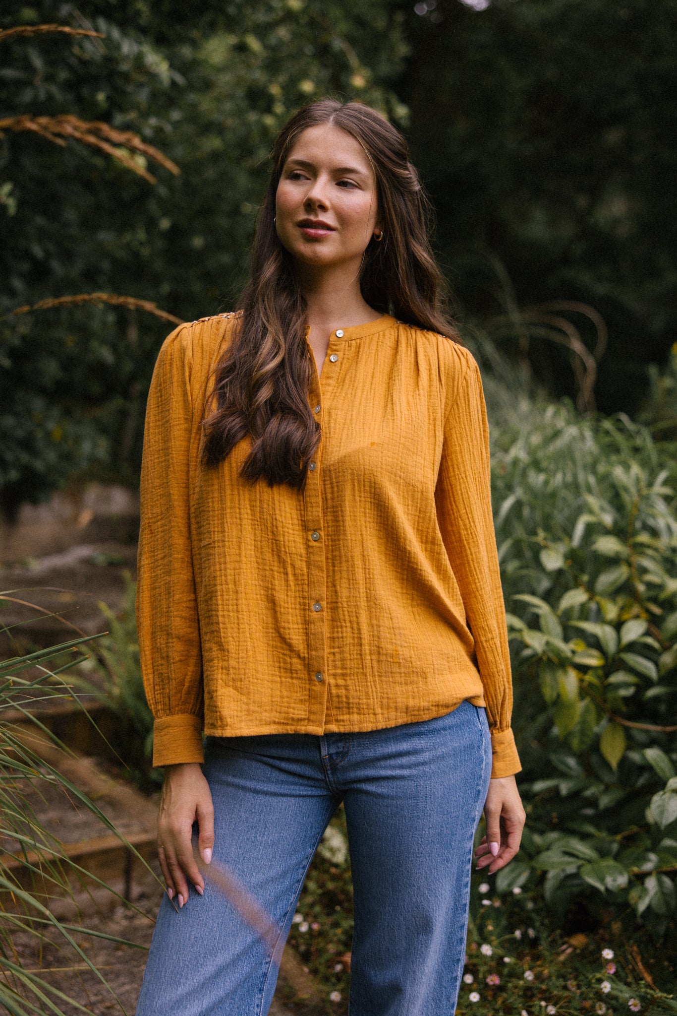 Hazel Blouse  - Turmeric