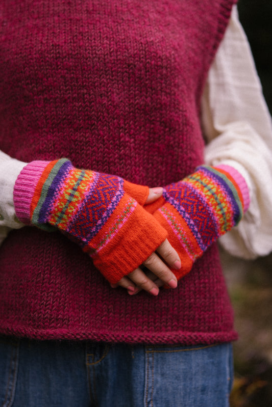 Stobo Open Mitt - Rosa