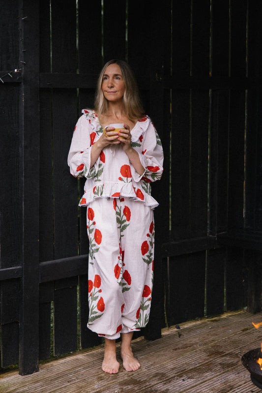 Lucy Top - Red Poppy