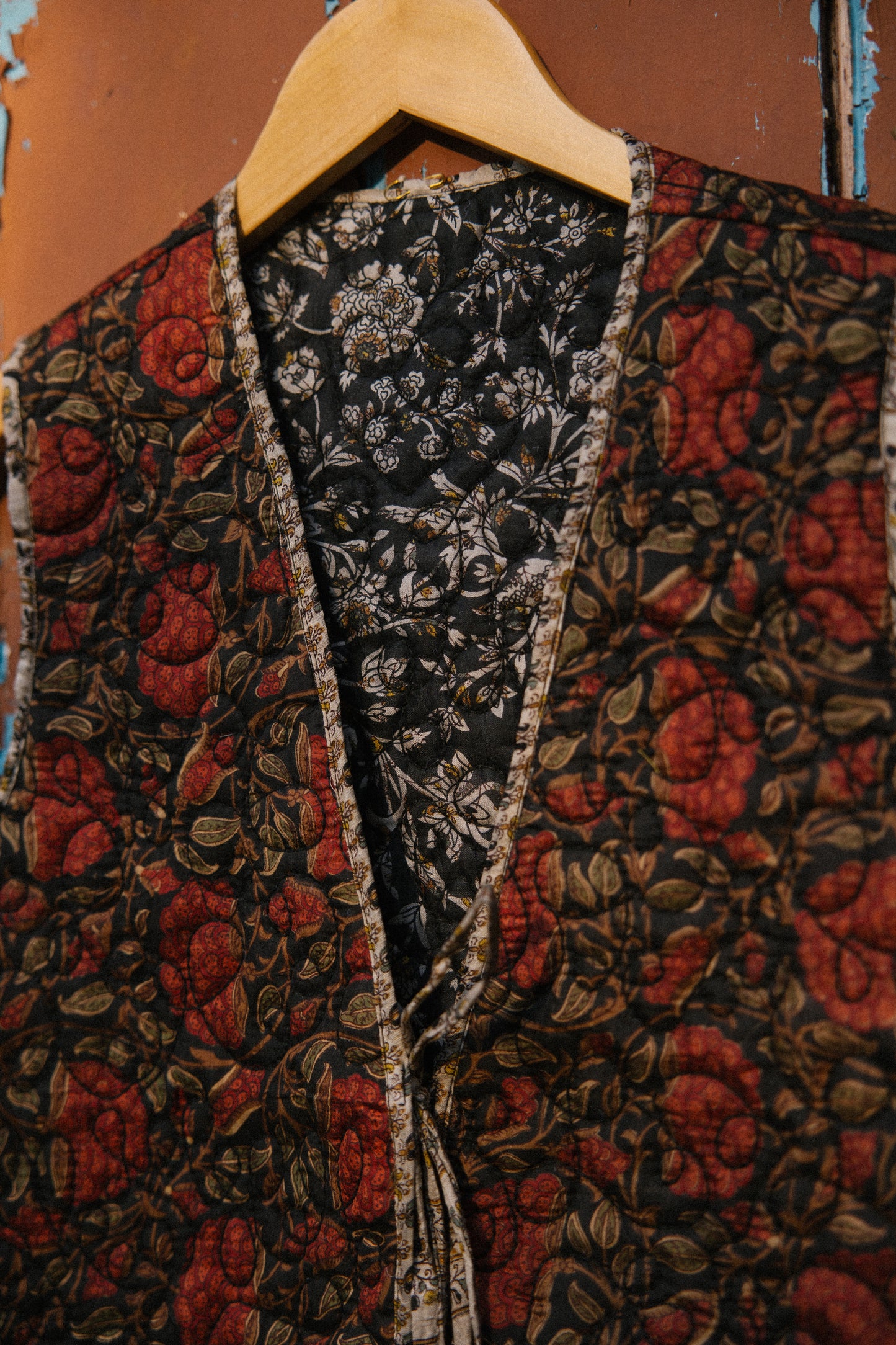 Melissa Silk Reversible Waistcoat M - 061