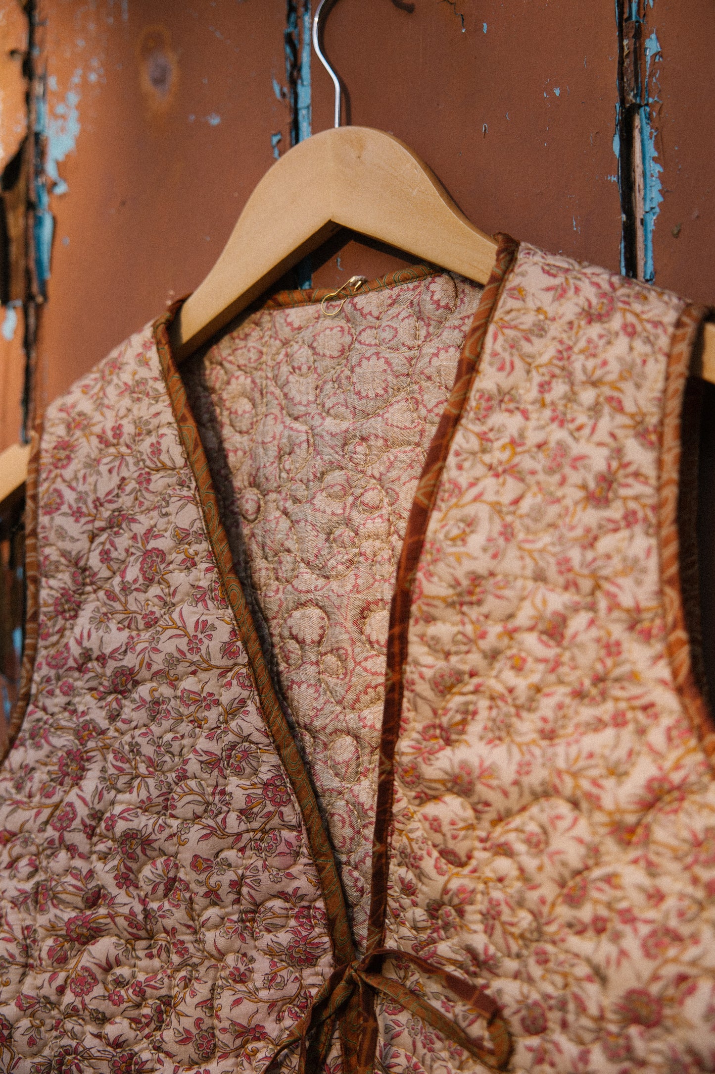 Melissa Silk Reversible Waistcoat M - 062