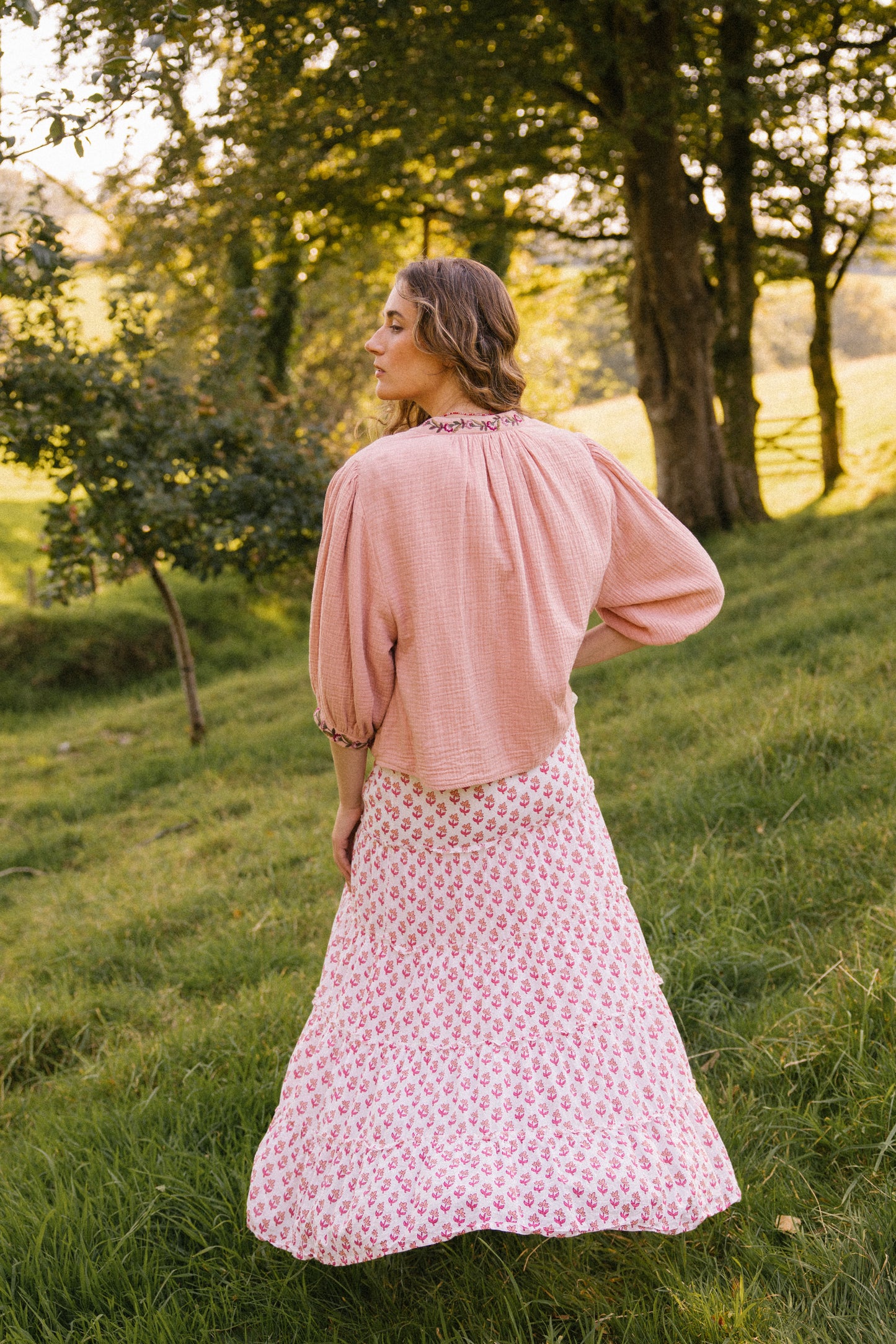 Chaqueta Bolero Rosie - Rosa empolvado