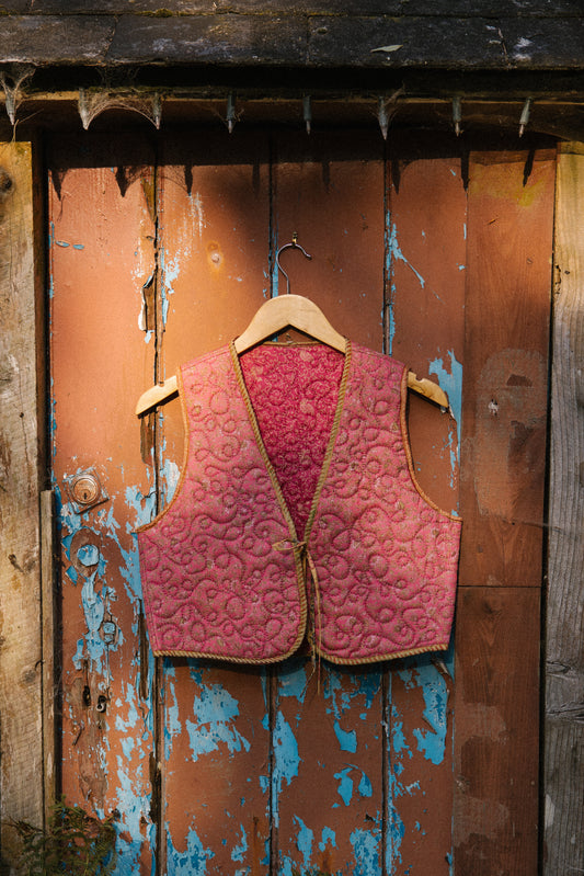 Melissa Silk Reversible Waistcoat M- 060