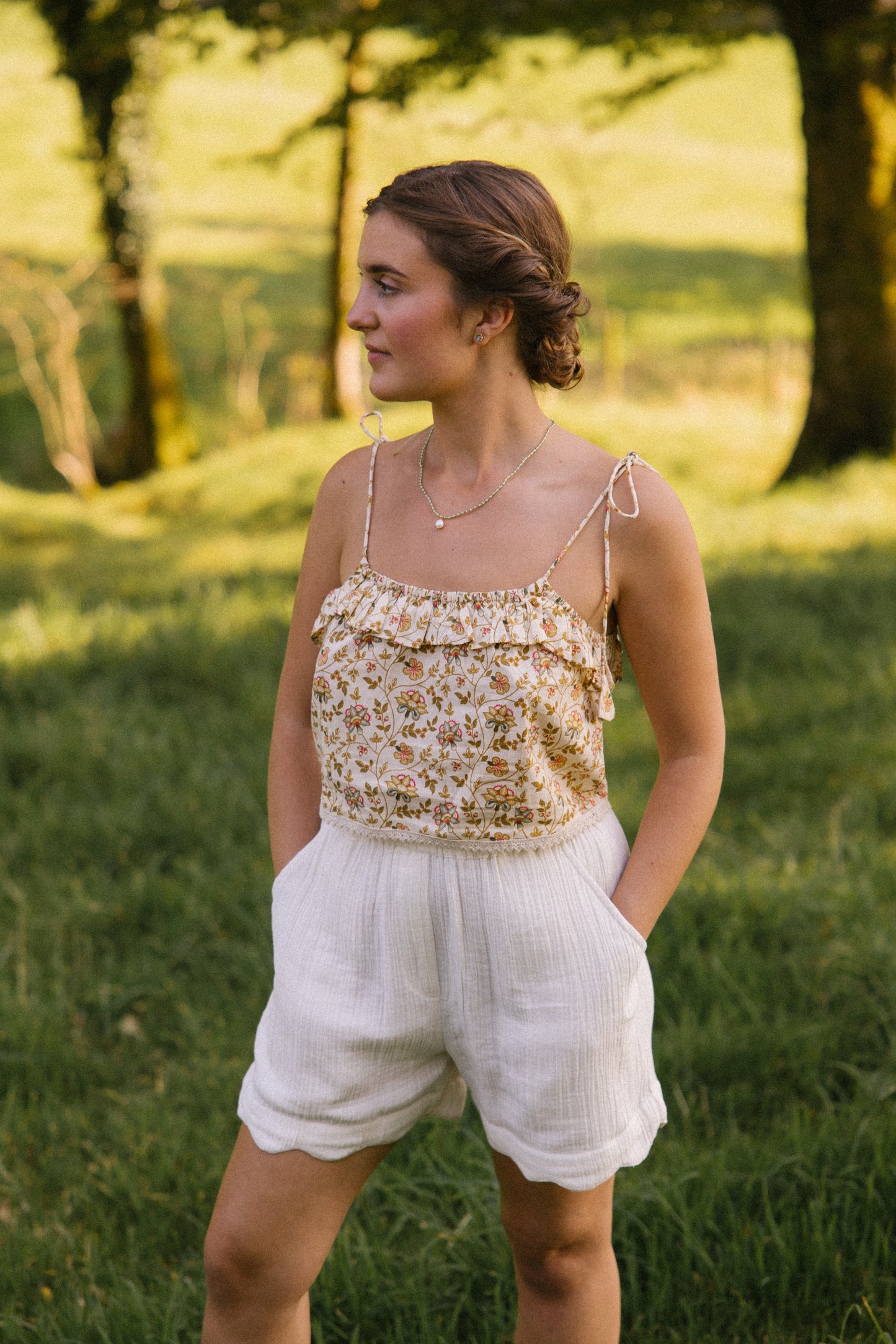 Honey Meadow Frill Camisole