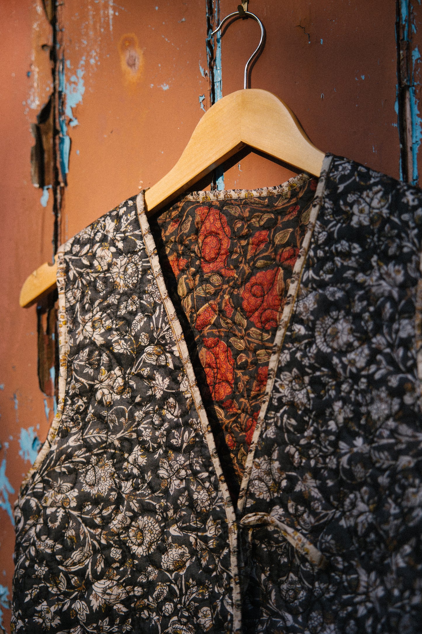 Melissa Silk Reversible Waistcoat M - 061