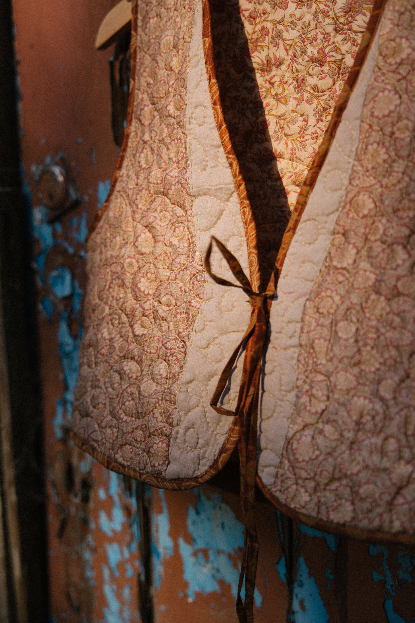 Melissa Silk Reversible Waistcoat M - 062