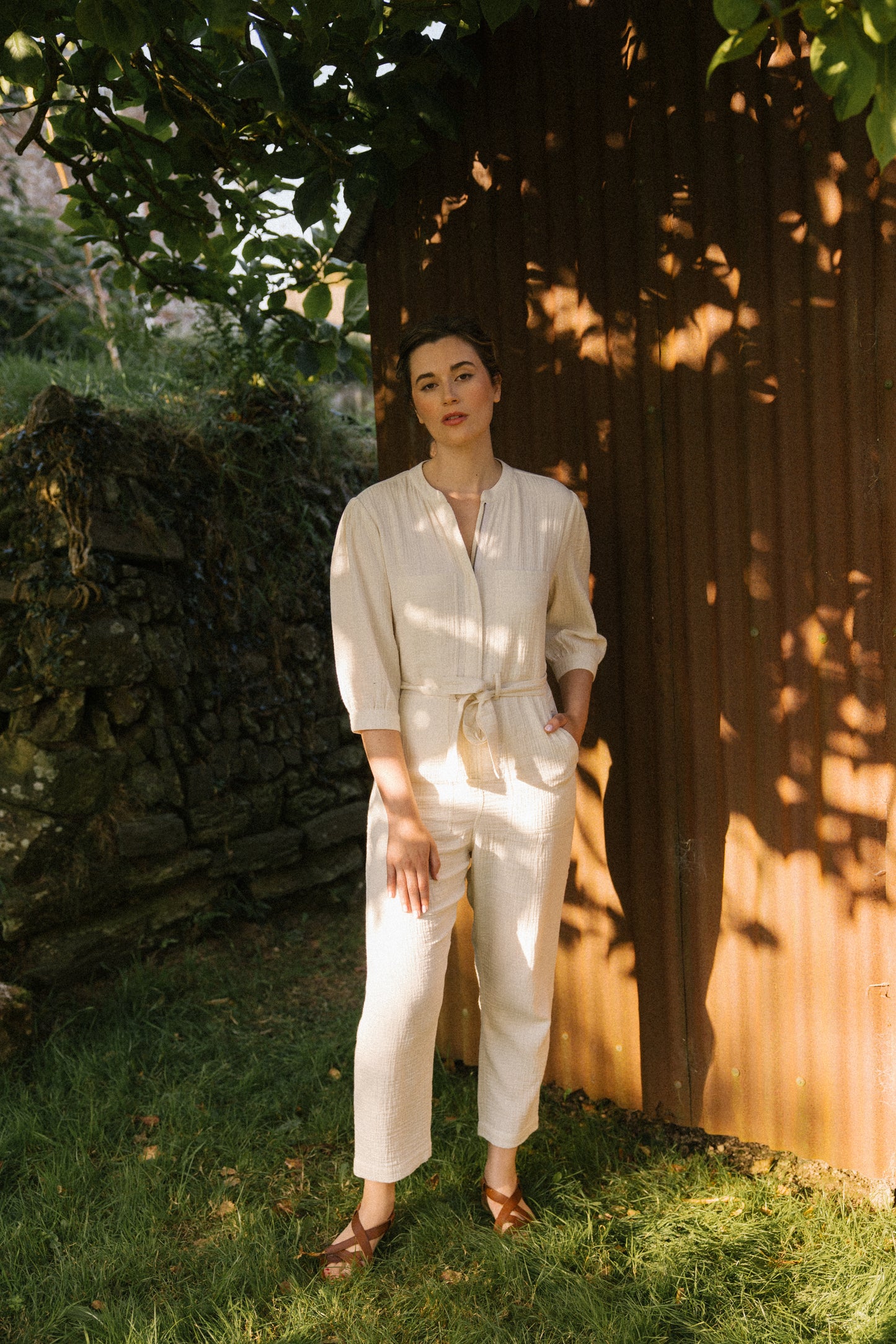 Rosie Jumpsuit - Natural
