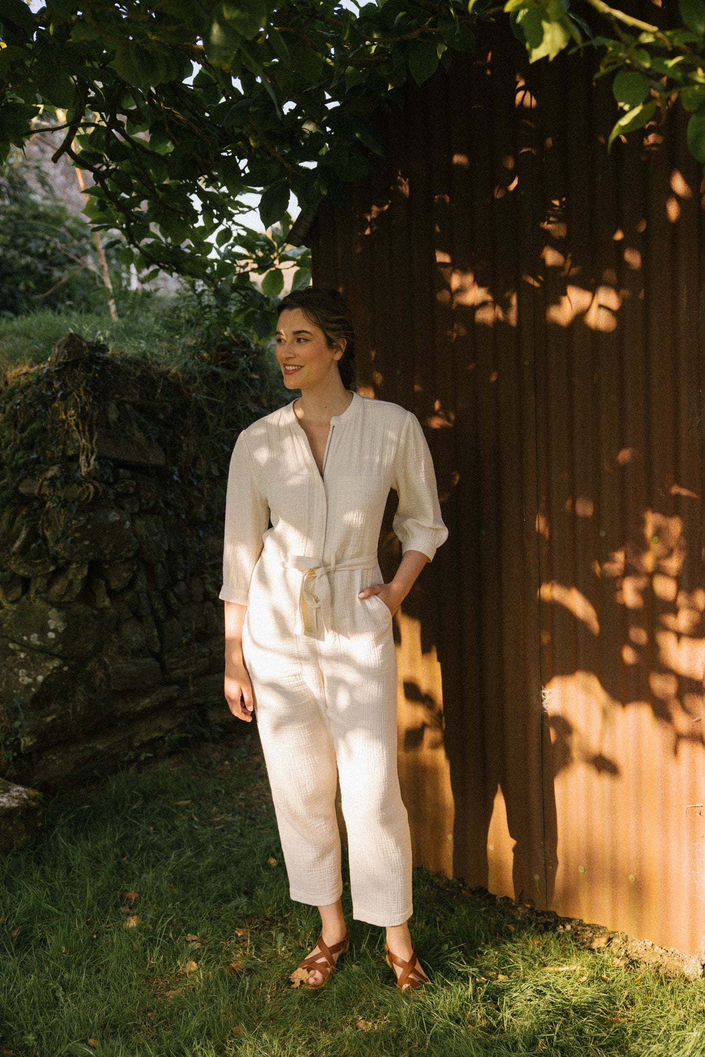 Rosie Jumpsuit - Natural