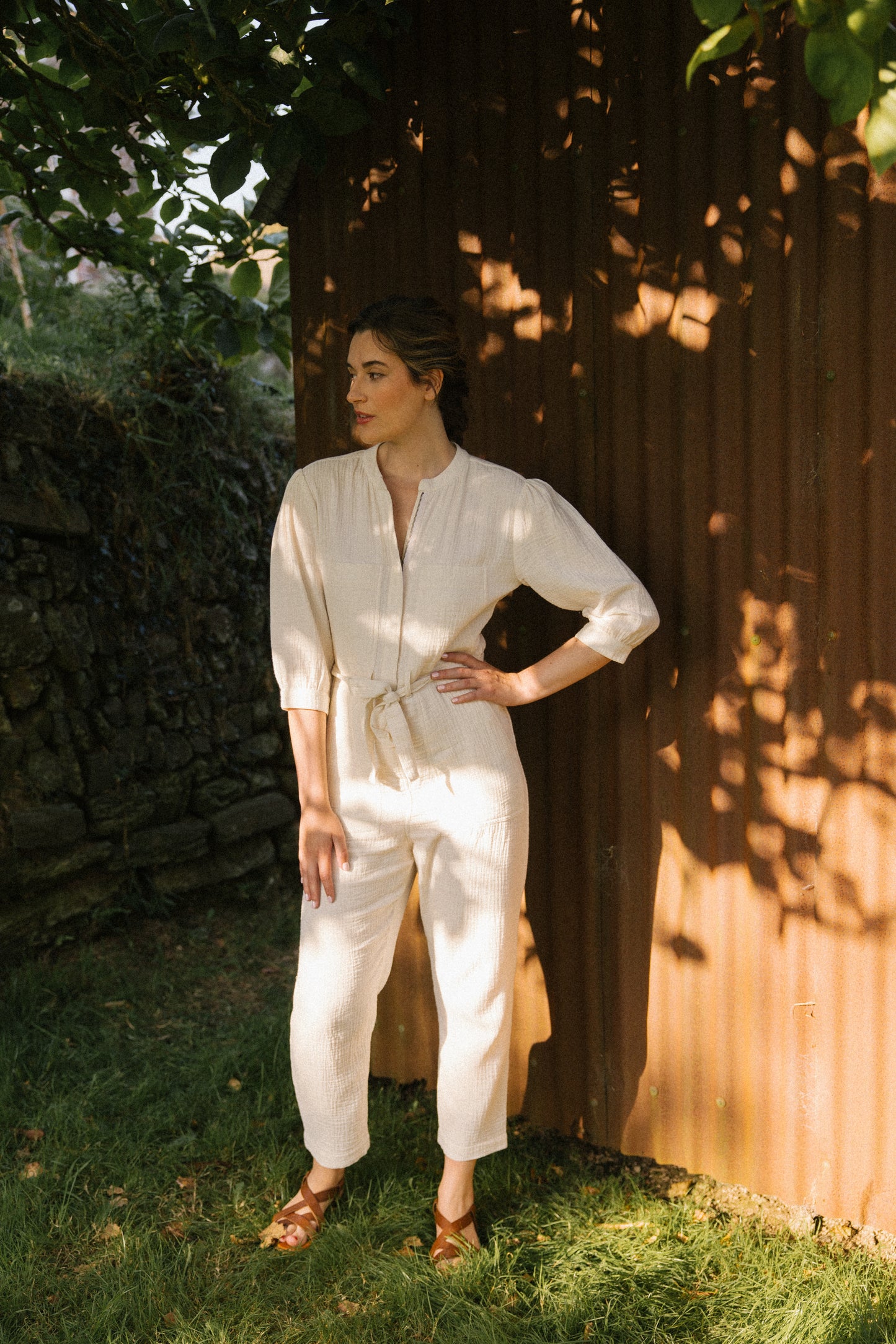 Rosie Jumpsuit - Natural