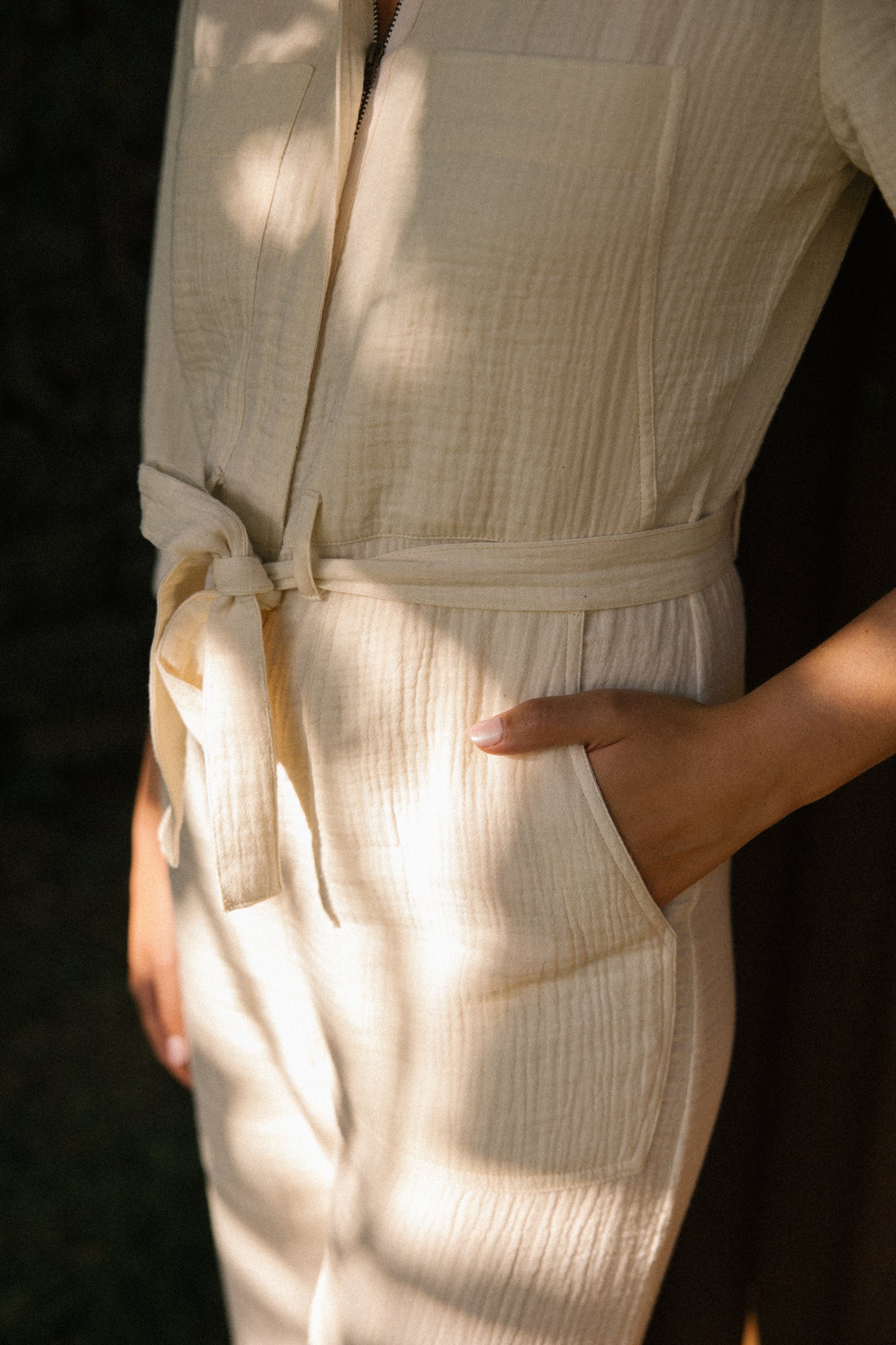 Rosie Jumpsuit - Natural
