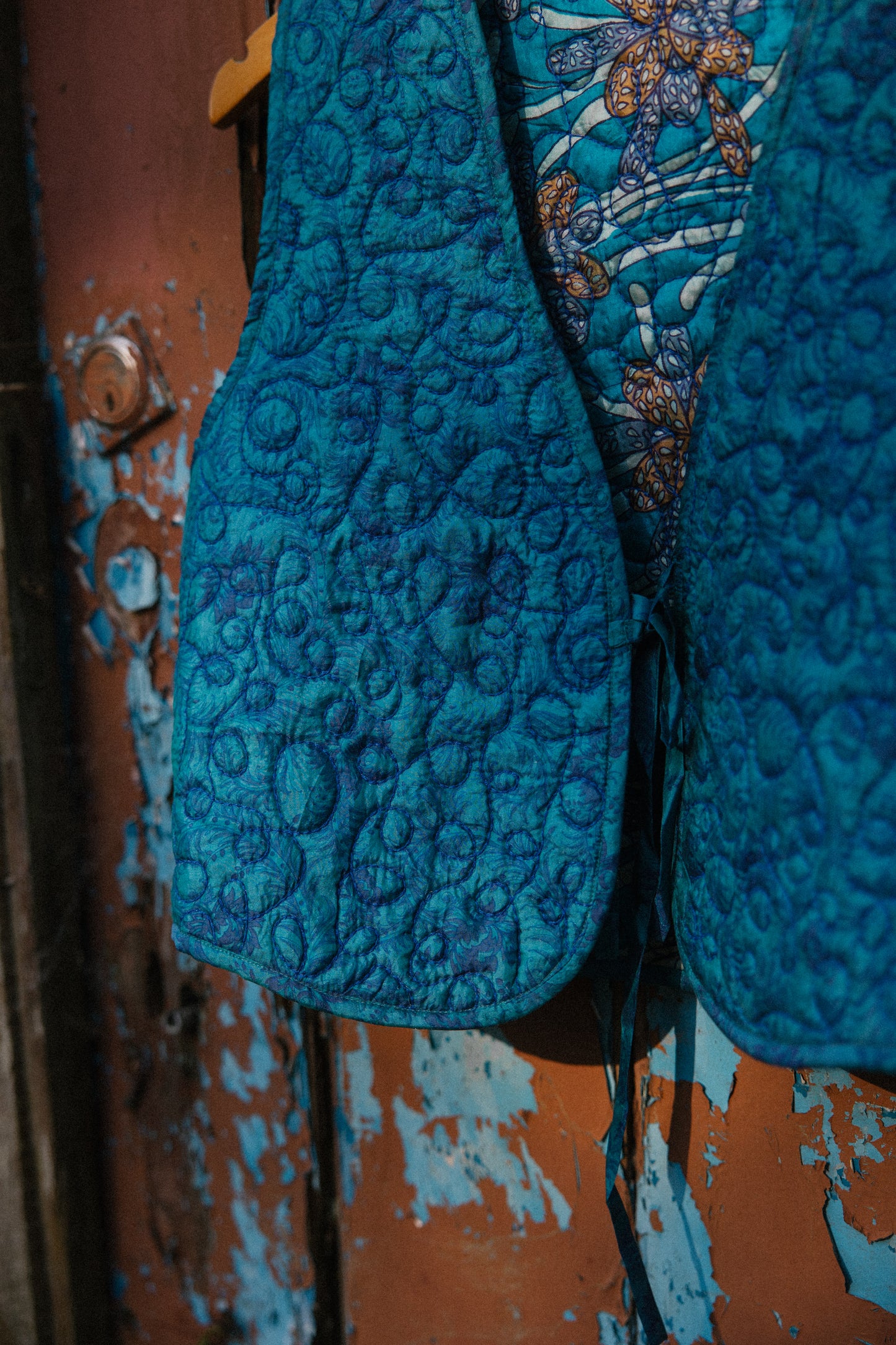 Melissa Silk Reversible Waistcoat L - 074
