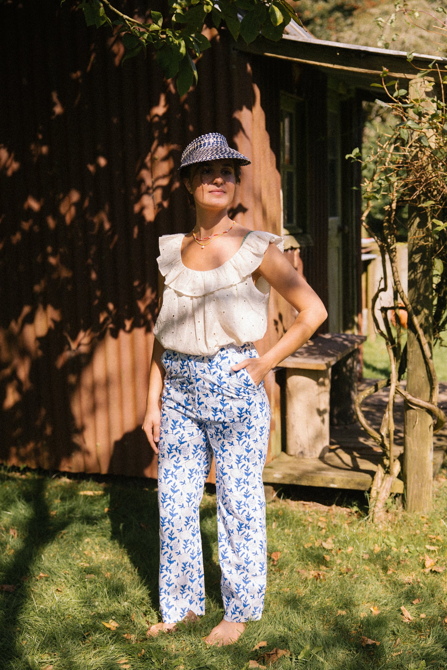 Lowen Trousers - Cornflower