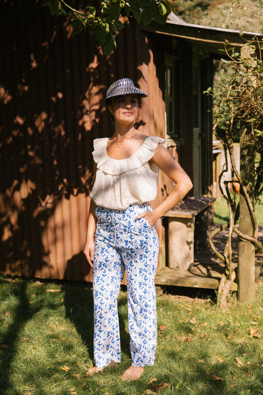 Lowen Trousers - Cornflower